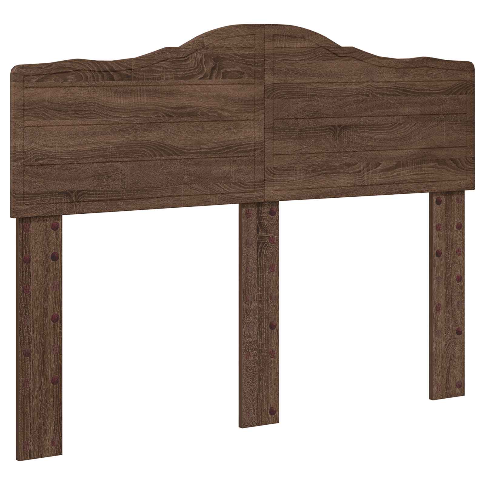 Σκελετός Κρεβατιού Καφέ δρυς 135 x 190 cm Επεξεργασμένο Ξύλο