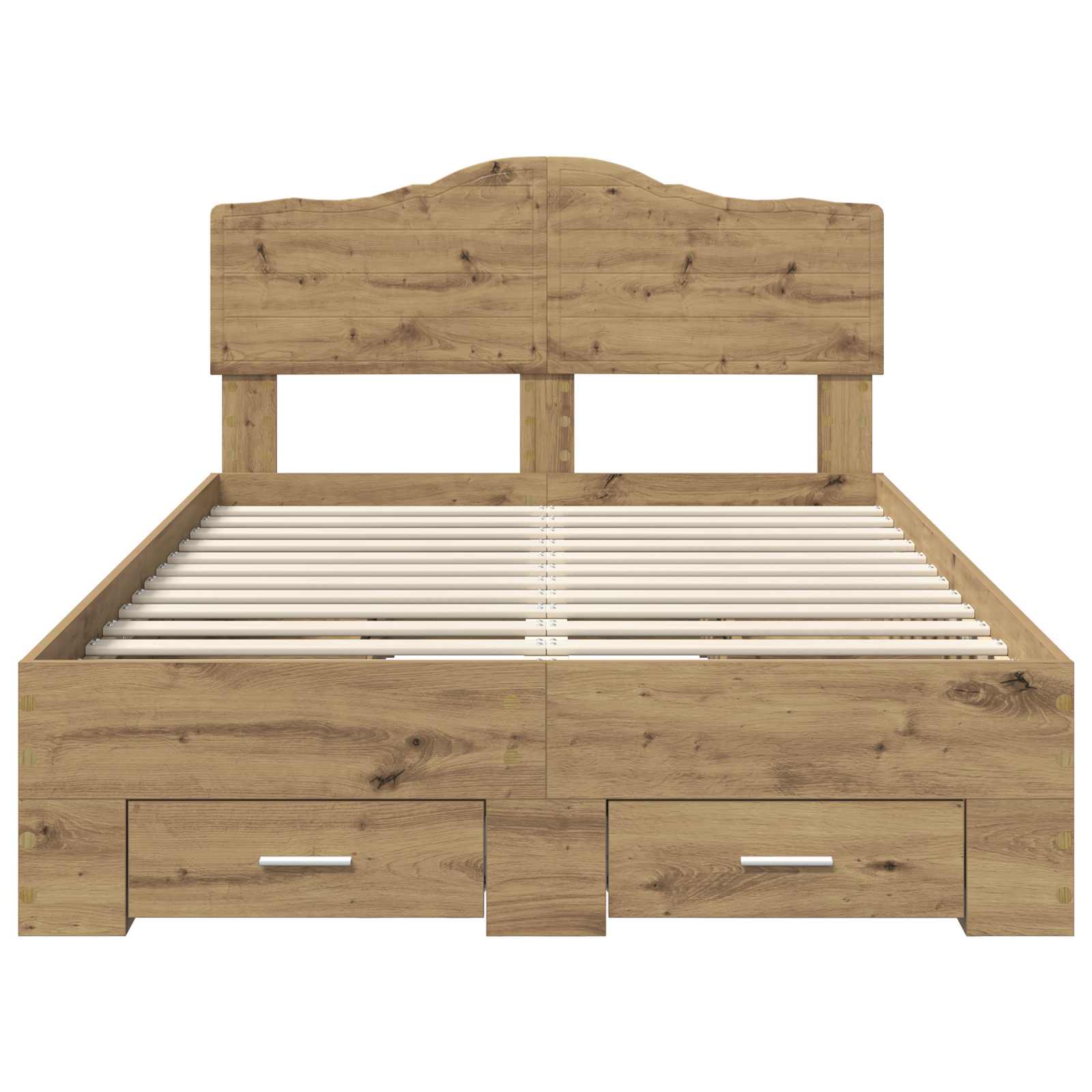 Σκελετός Κρεβατιού Artisan Oak 120 x 200 cm Επεξεργασμένο ξύλο - Pakobazaar