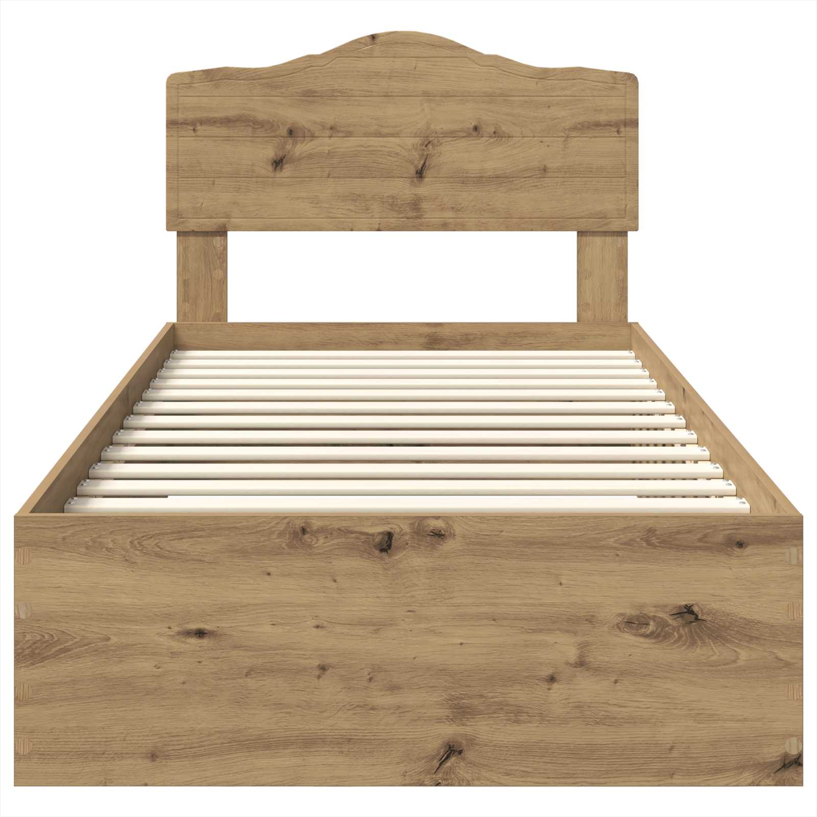 Σκελετός Κρεβατιού Artisan Oak 90 x 200 cm Επεξεργασμένο ξύλο