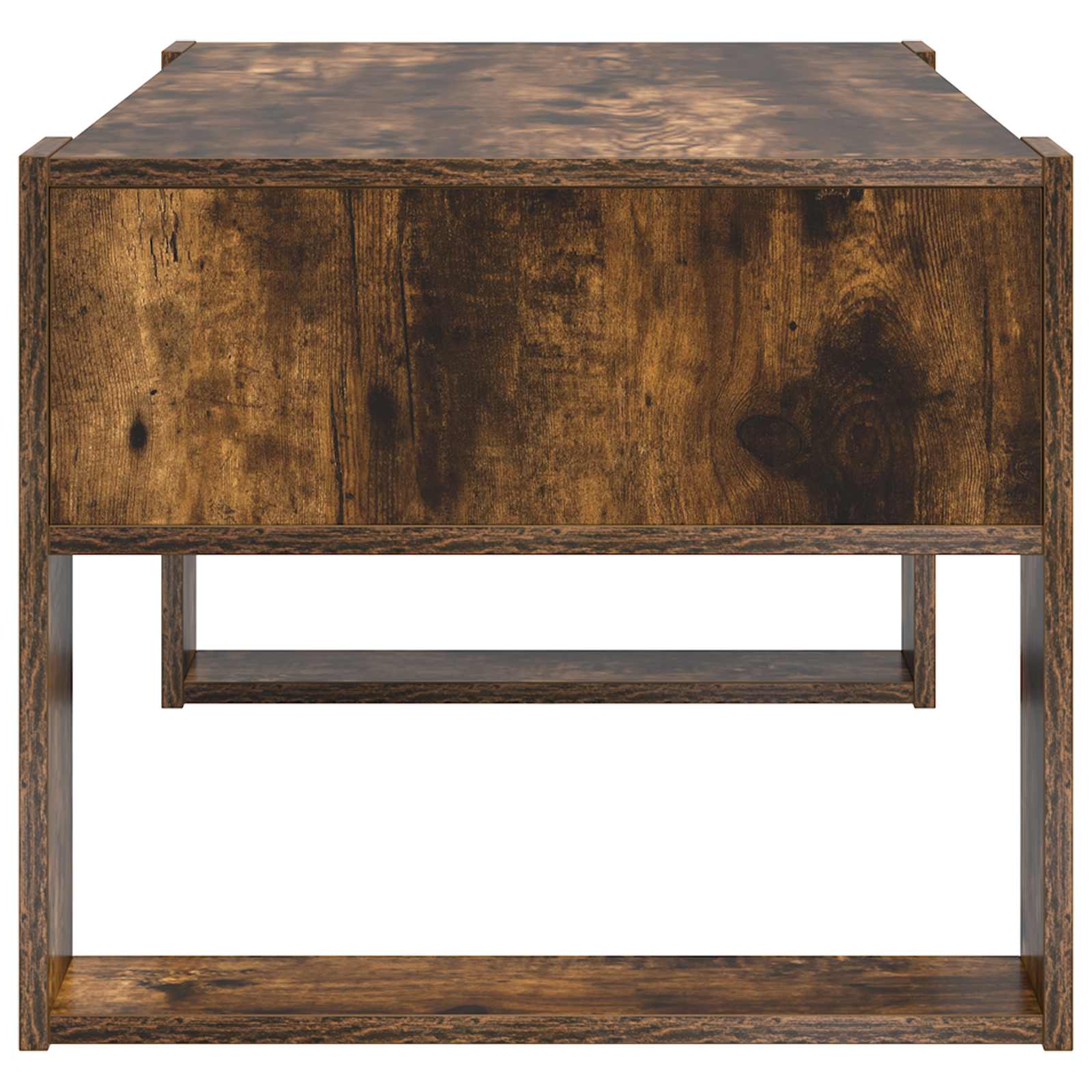 Τραπεζάκι σαλονιού με αποθήκευση Καπνιστό Δρύς 92 x 53 x 45 εκ. - Pakobazaar