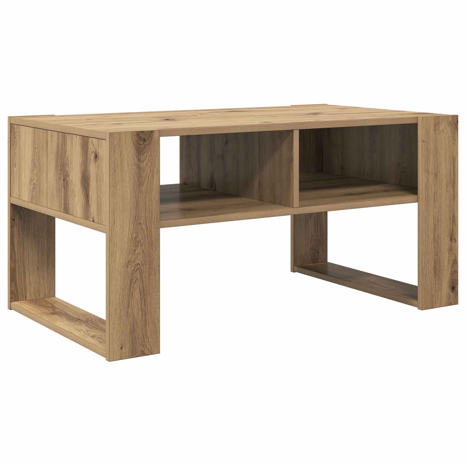 Τραπεζάκι σαλονιού με αποθήκευση Artisan Oak 92 x 53 x 45 εκ. - Pakobazaar