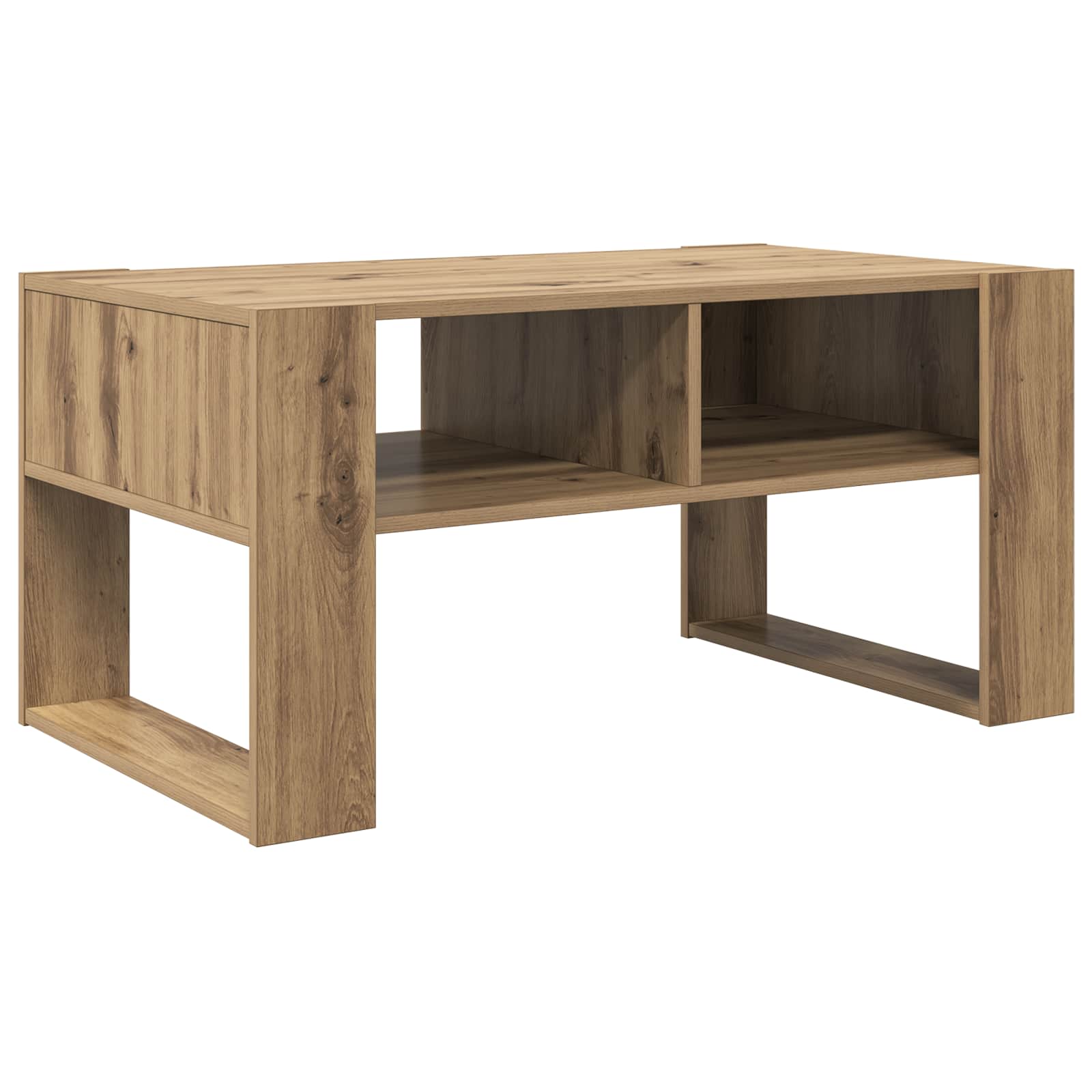 Τραπεζάκι σαλονιού με αποθήκευση Artisan Oak 92 x 53 x 45 εκ. - Pakobazaar