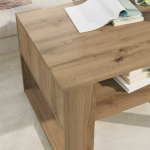 Τραπεζάκι σαλονιού με αποθήκευση Artisan Oak 66 x 53 x 45 εκ. - Pakobazaar