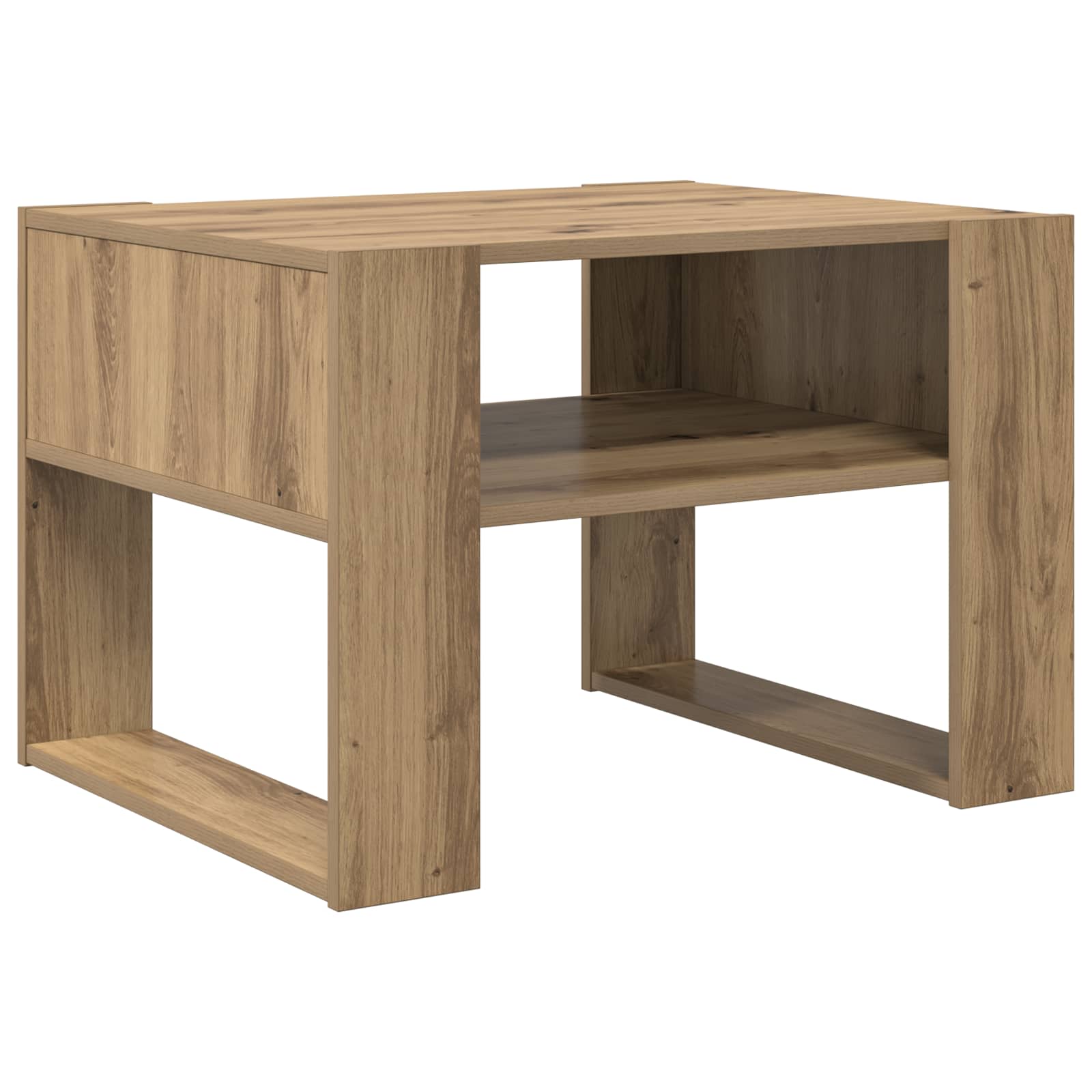Τραπεζάκι σαλονιού με αποθήκευση Artisan Oak 66 x 53 x 45 εκ. - Pakobazaar