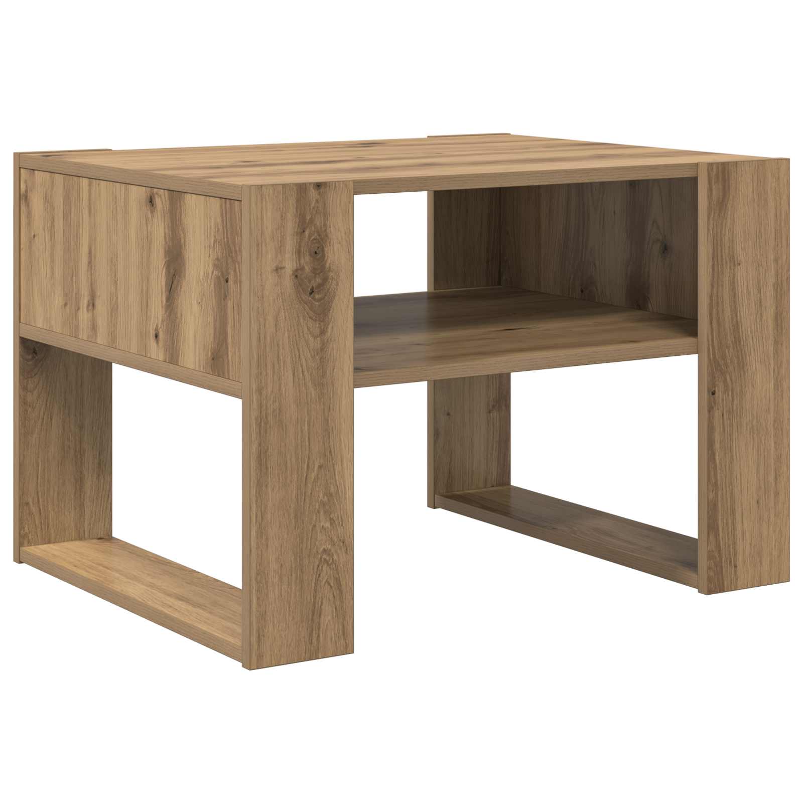 Τραπεζάκι σαλονιού με αποθήκευση Artisan Oak 66 x 53 x 45 εκ. - Pakobazaar