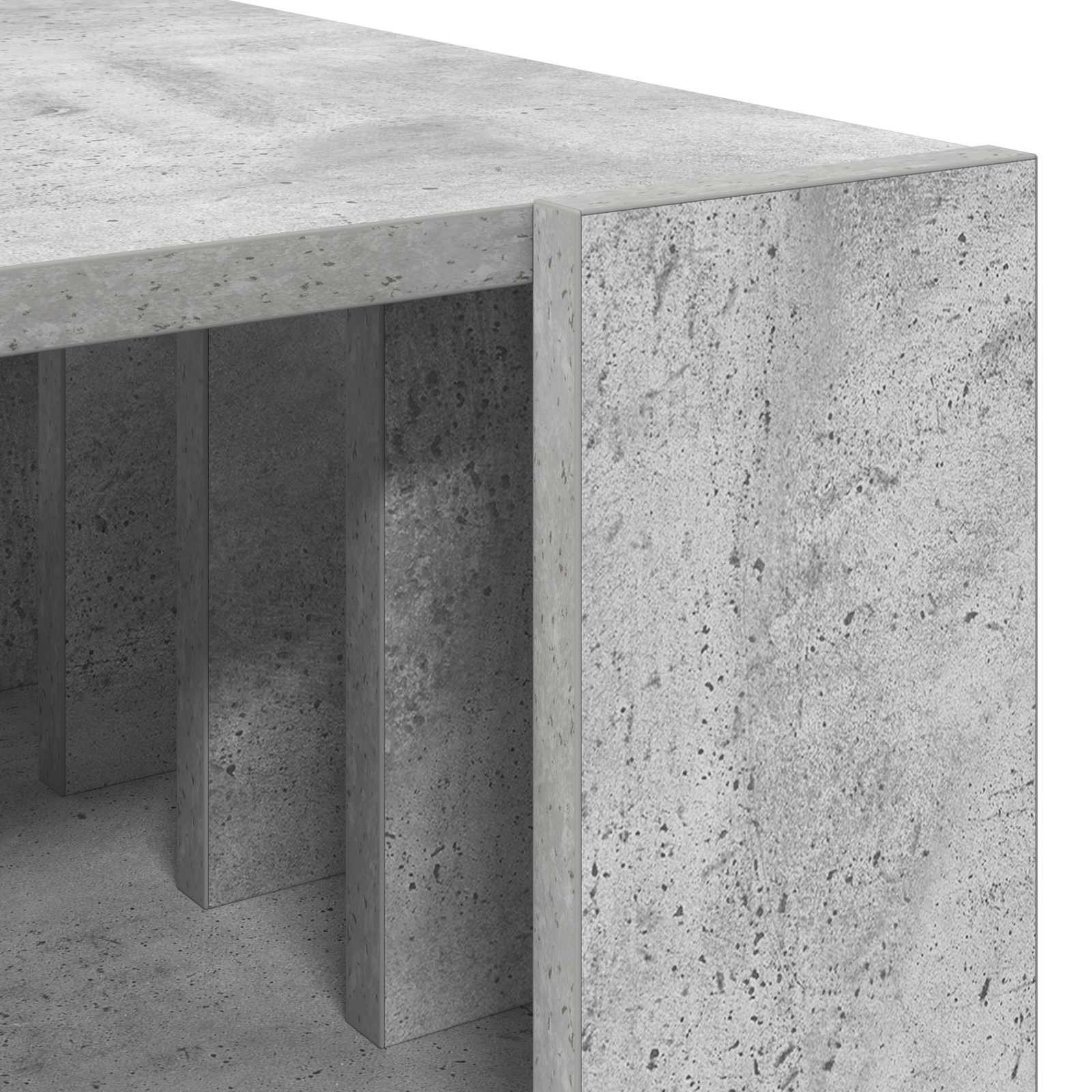 Τραπεζάκι σαλονιού Σκυρόδεμα Γκρι 66 x 49,5 x 45 εκ.