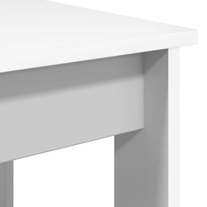Σετ Τραπεζιού Για Καφέ 2 τμχ. Λευκό 50 x 52 x 42 εκ