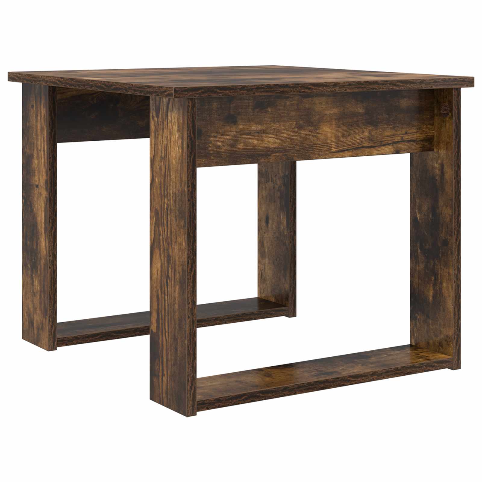 Σετ Τραπεζιού Για Καφέ 2 pcs Καπνιστό Δρύς Επεξεργασμένο ξύλο