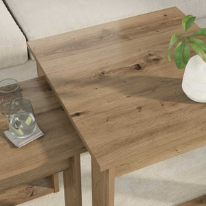Σετ Τραπεζιού Για Καφέ 2 pcs Artisan Oak Επεξεργασμένο ξύλο - Pakobazaar