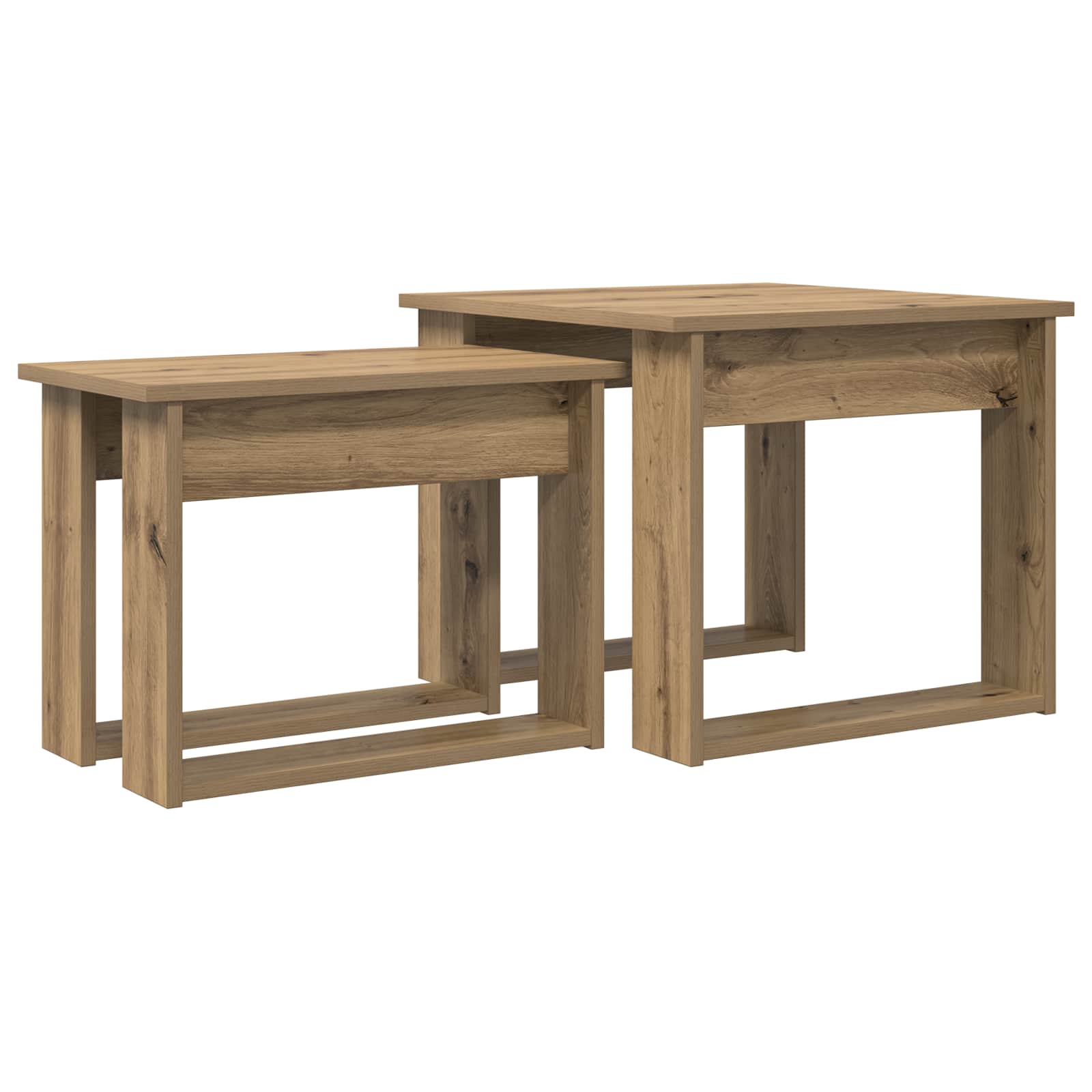 Σετ Τραπεζιού Για Καφέ 2 pcs Artisan Oak Επεξεργασμένο ξύλο - Pakobazaar