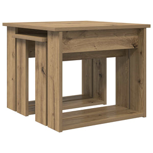 Σετ Τραπεζιού Για Καφέ 2 pcs Artisan Oak Επεξεργασμένο ξύλο - Pakobazaar