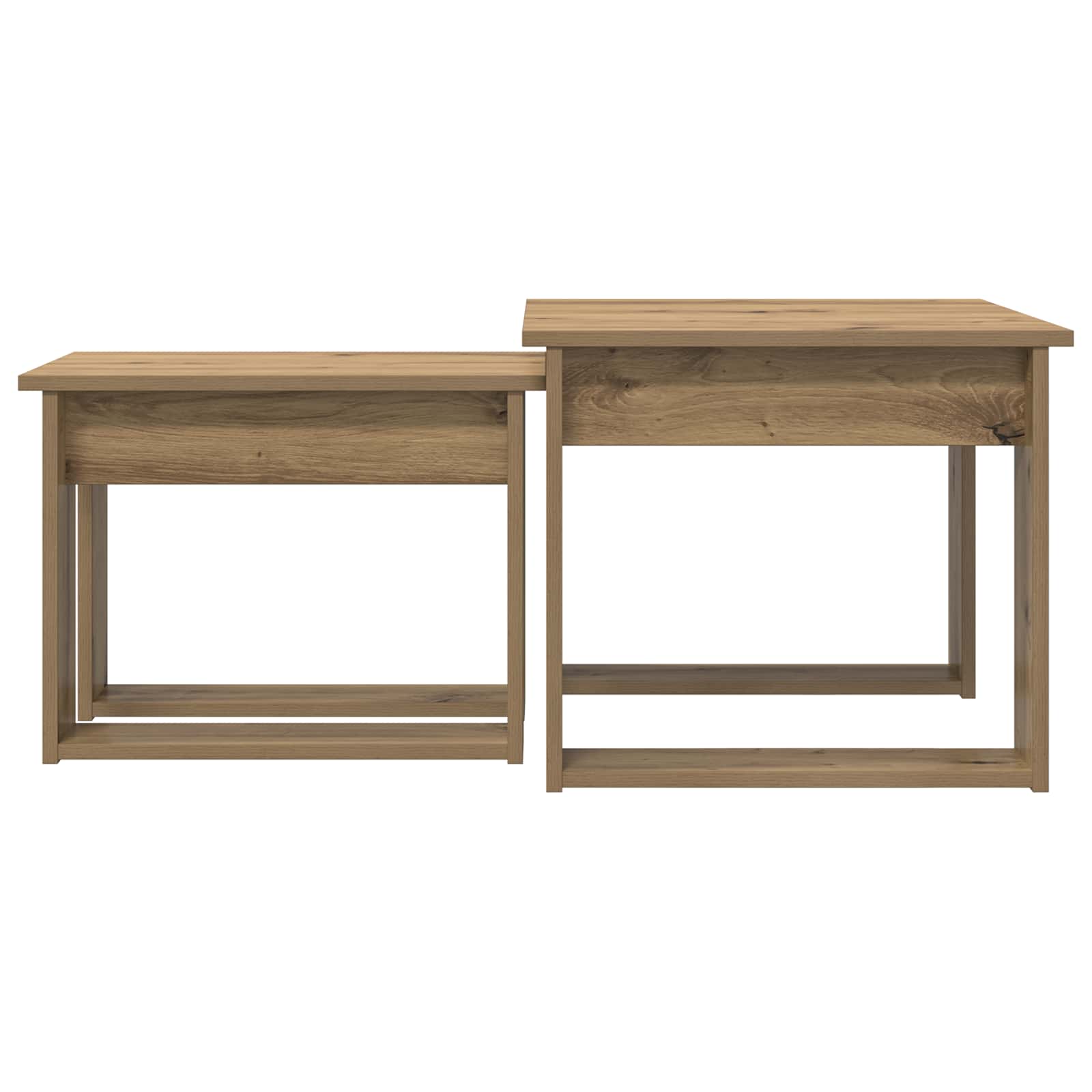 Σετ Τραπεζιού Για Καφέ 2 pcs Artisan Oak Επεξεργασμένο ξύλο - Pakobazaar