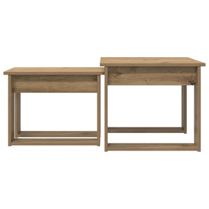 Σετ Τραπεζιού Για Καφέ 2 pcs Artisan Oak Επεξεργασμένο ξύλο - Pakobazaar