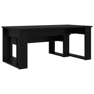 Σετ Τραπεζιού Για Καφέ 2 τμχ. Μαύρη Οξυά 100 x 50 x 42 εκ