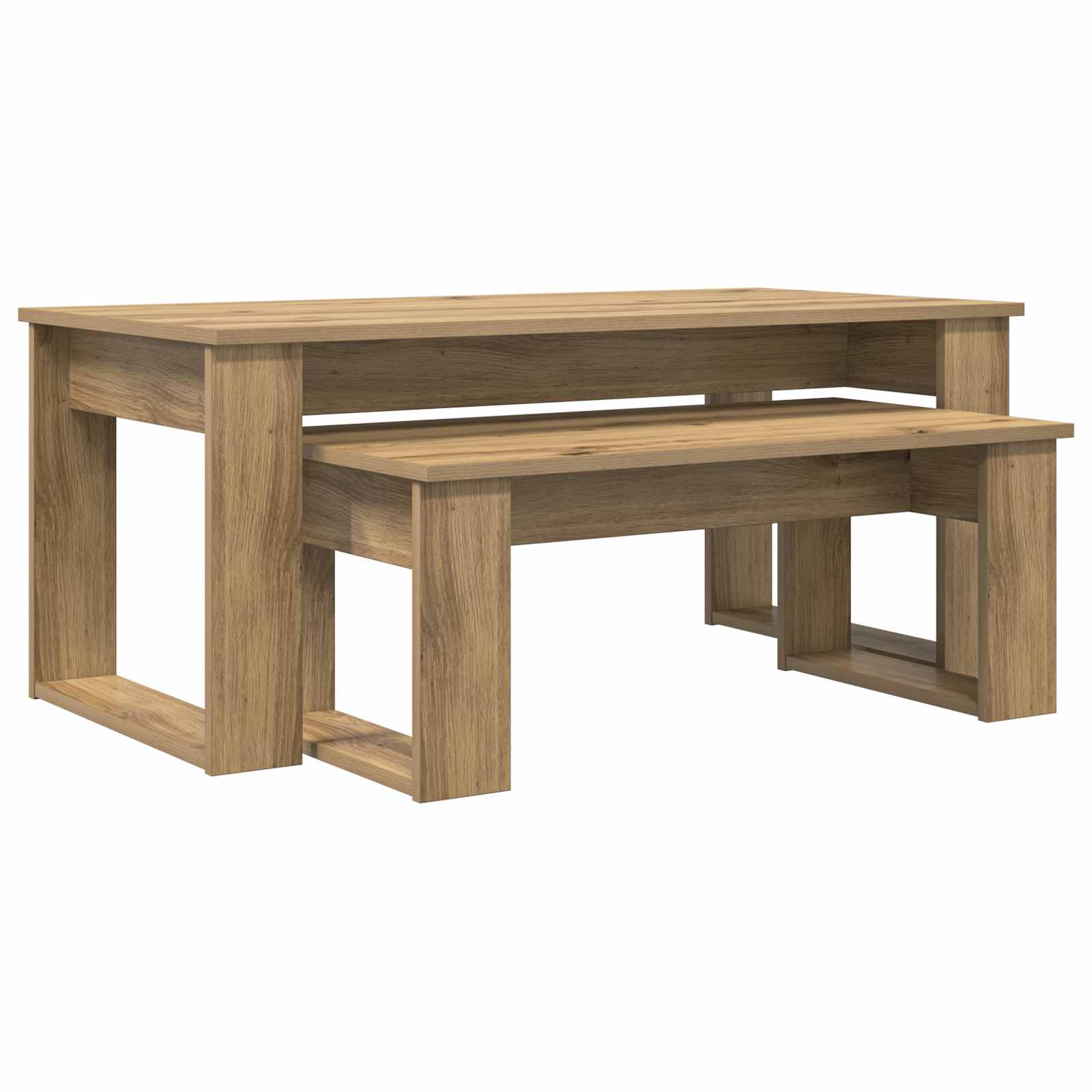 Σετ Τραπεζιού Για Καφέ 2 pcs Artisan Oak Επεξεργασμένο ξύλο
