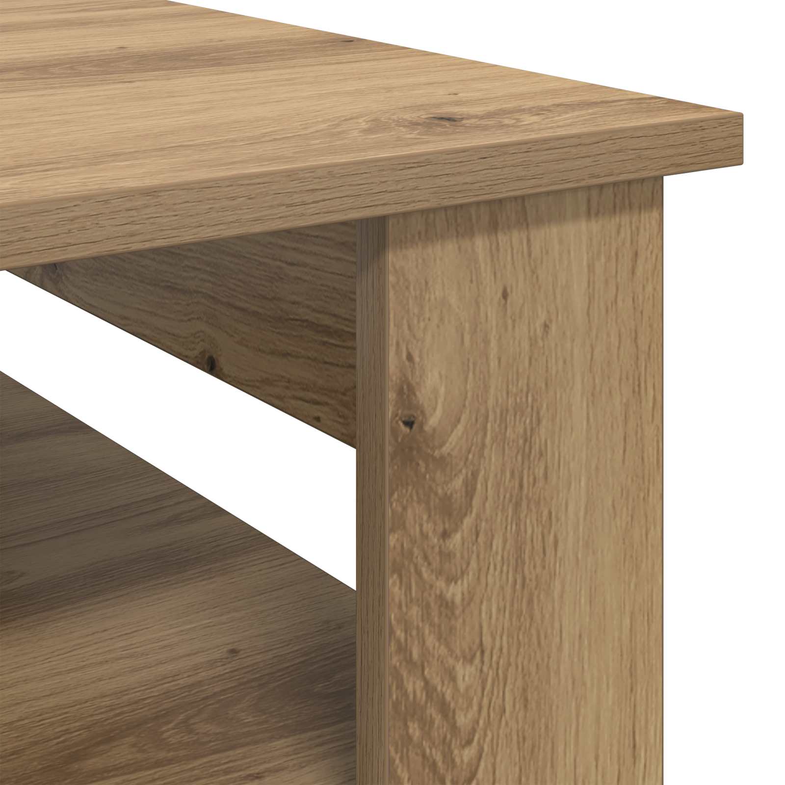 Τραπεζάκι σαλονιού με αποθήκευση Artisan Oak 64 x 54 x 44 εκ - Pakobazaar