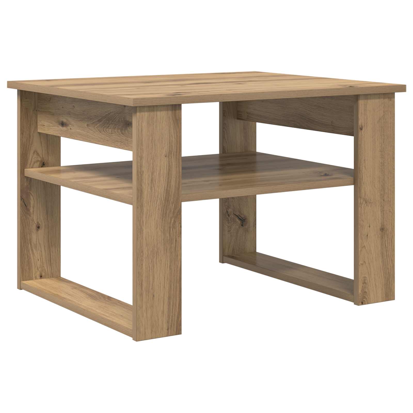 Τραπεζάκι σαλονιού με αποθήκευση Artisan Oak 64 x 54 x 44 εκ - Pakobazaar