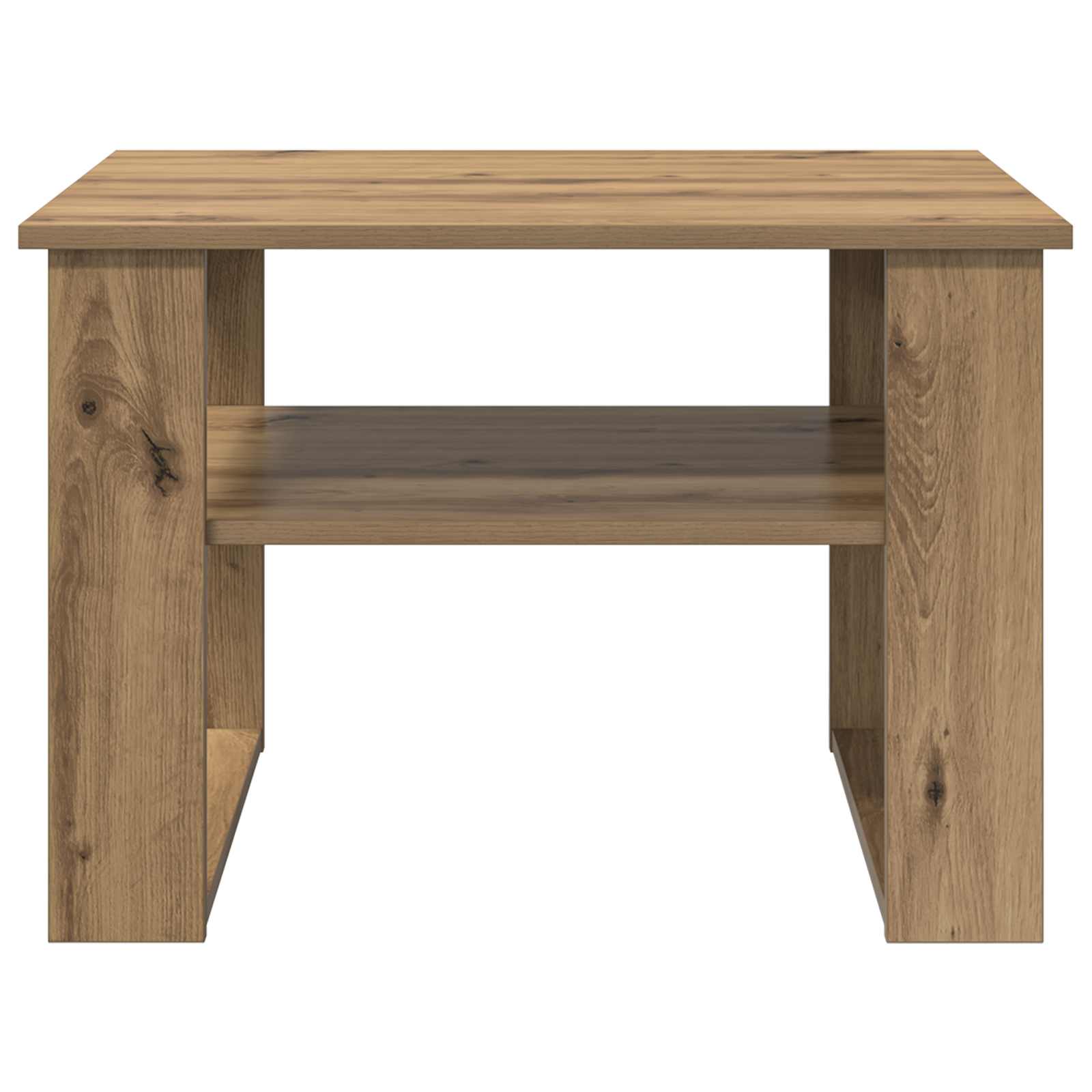 Τραπεζάκι σαλονιού με αποθήκευση Artisan Oak 64 x 54 x 44 εκ - Pakobazaar