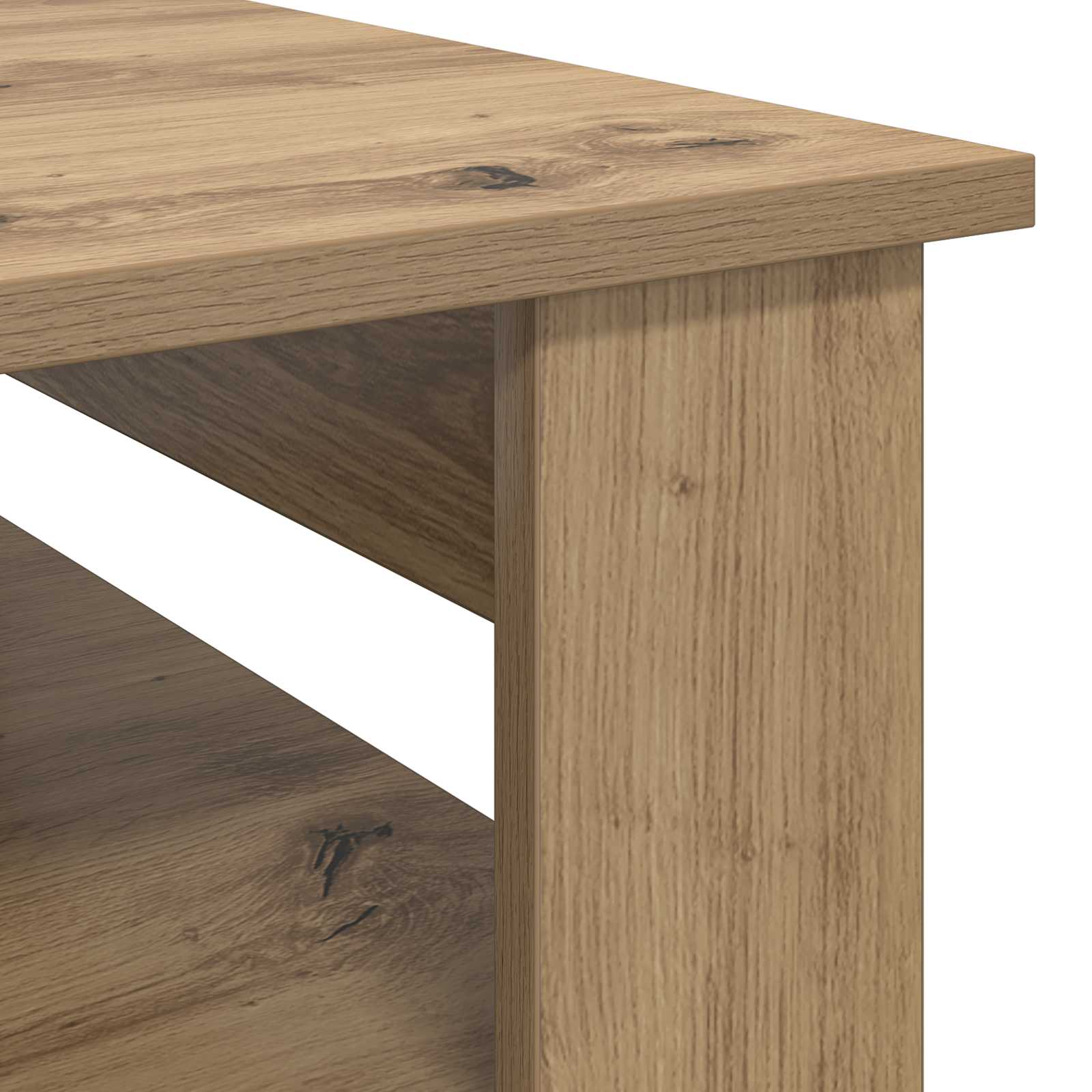 Τραπεζάκι σαλονιού με αποθήκευση Artisan Oak 96 x 54 x 44 εκ - Pakobazaar