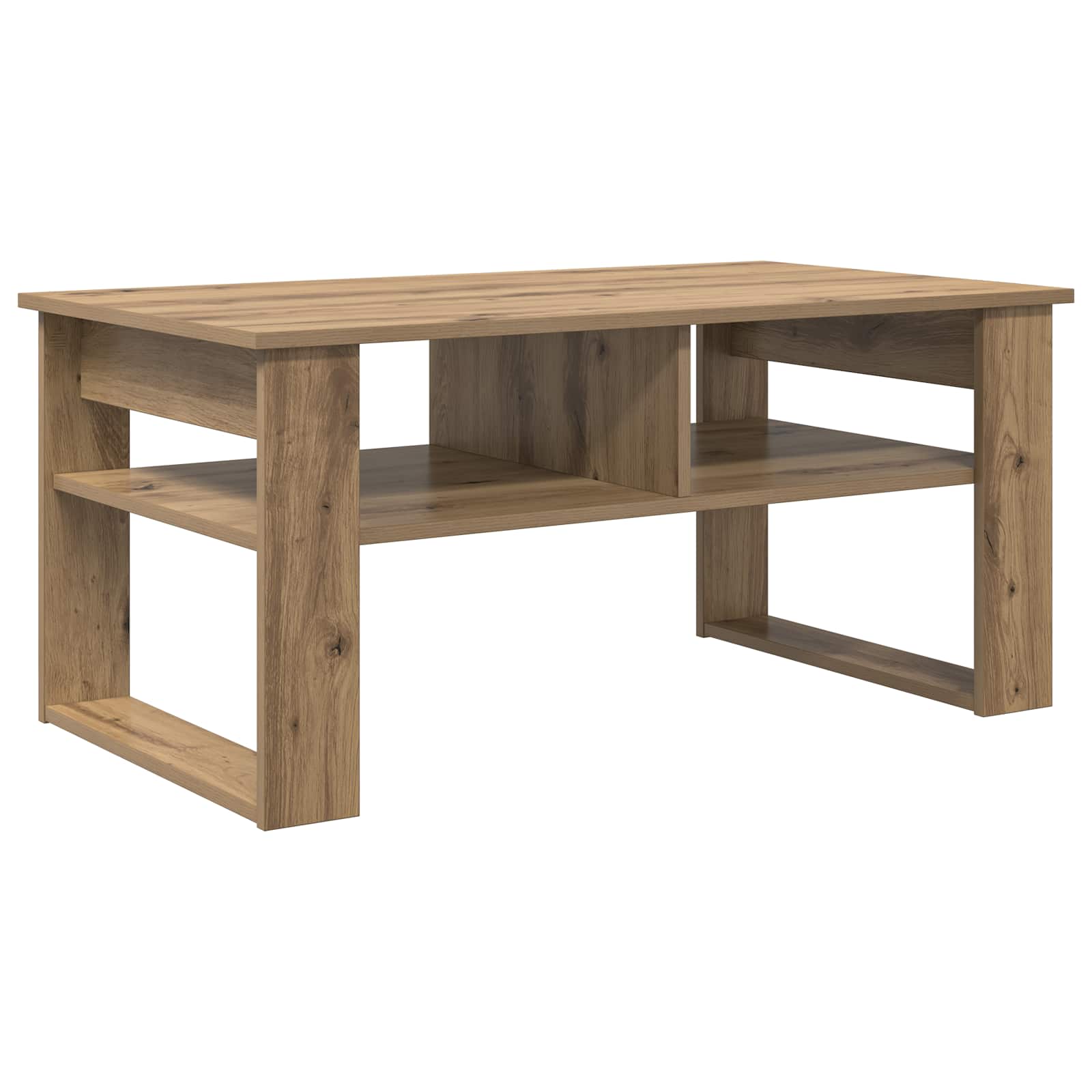 Τραπεζάκι σαλονιού με αποθήκευση Artisan Oak 96 x 54 x 44 εκ - Pakobazaar