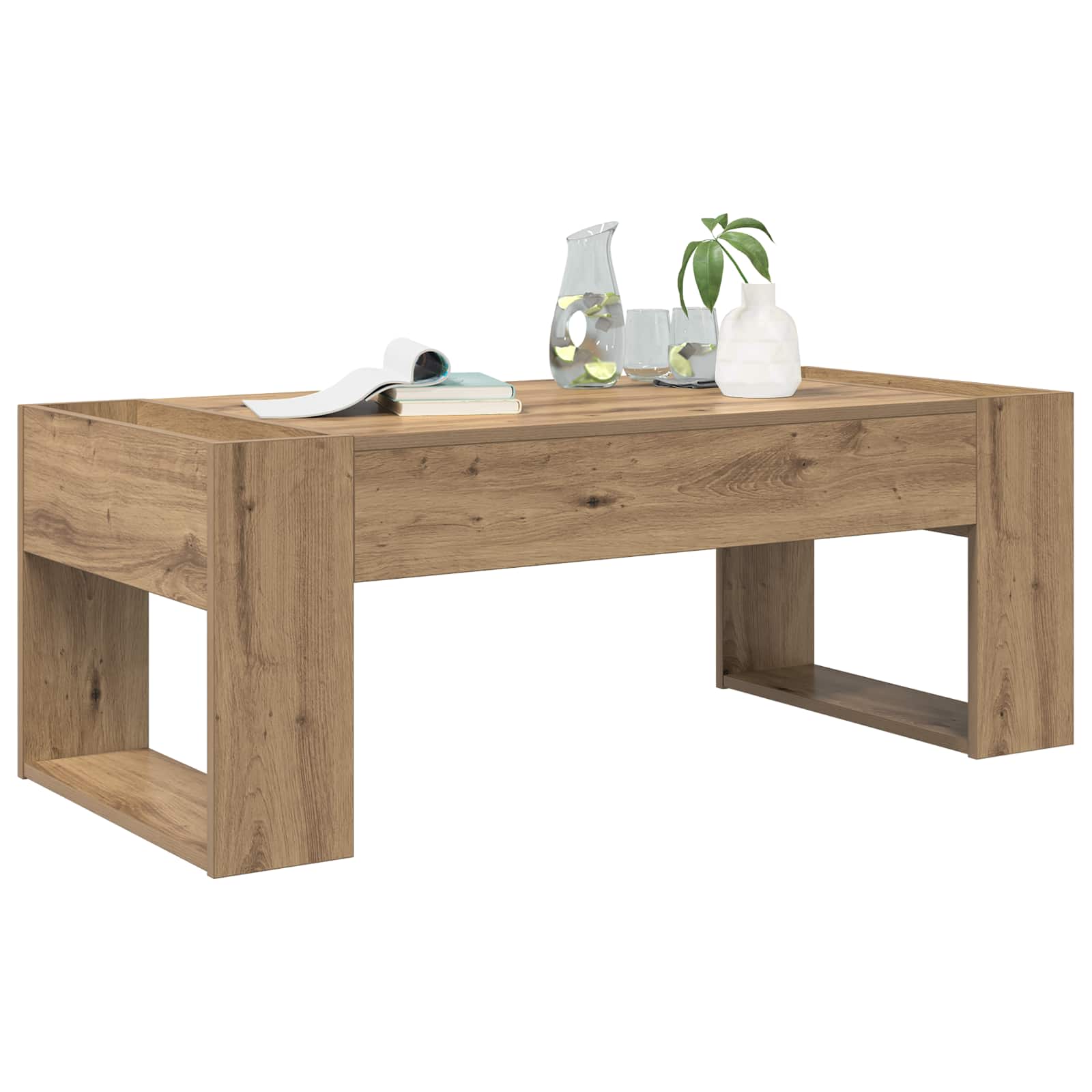 Τραπεζάκι σαλονιού Artisan Oak 110 x 50 x 41 εκ - Pakobazaar