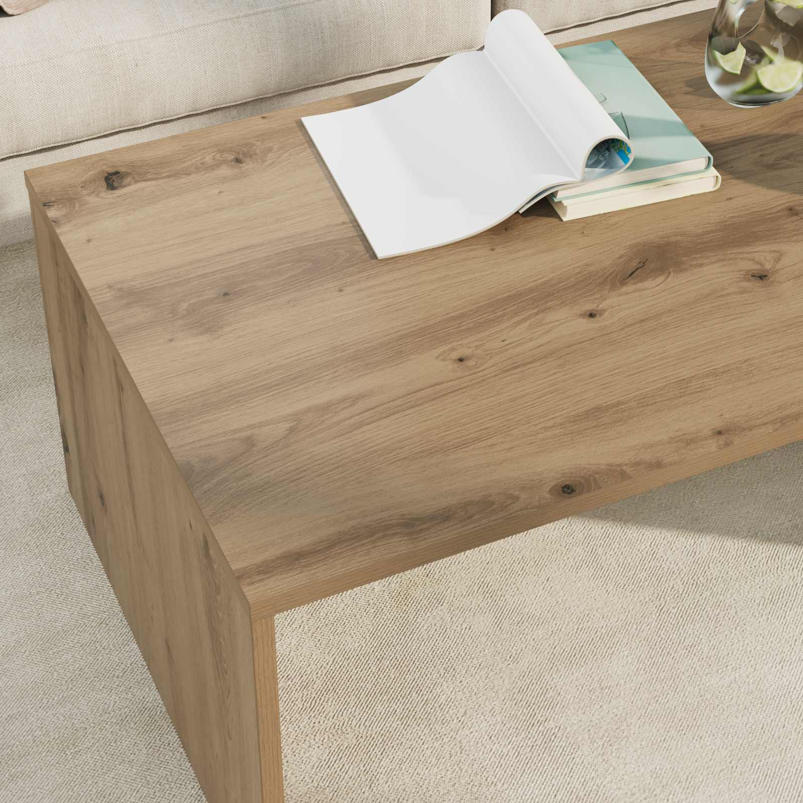 Τραπεζάκι σαλονιού Artisan Oak 95 x 50 x 34 εκ