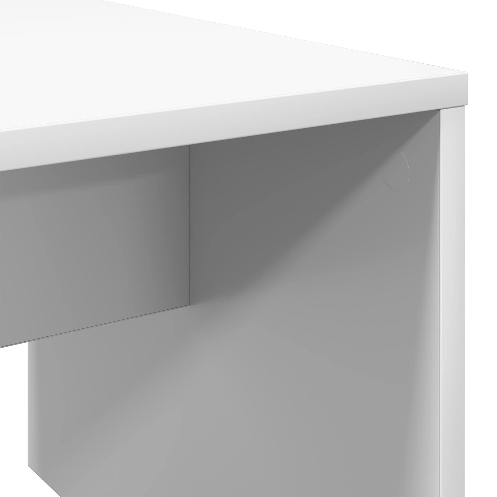 Τραπεζάκι σαλονιού Λευκό 90 x 45 x 35 cm Επεξεργασμένο ξύλο