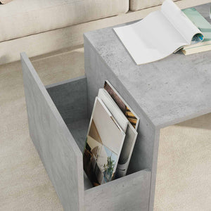 Τραπεζάκι σαλονιού Σκυρόδεμα Γκρι 90 x 45 x 35 cm