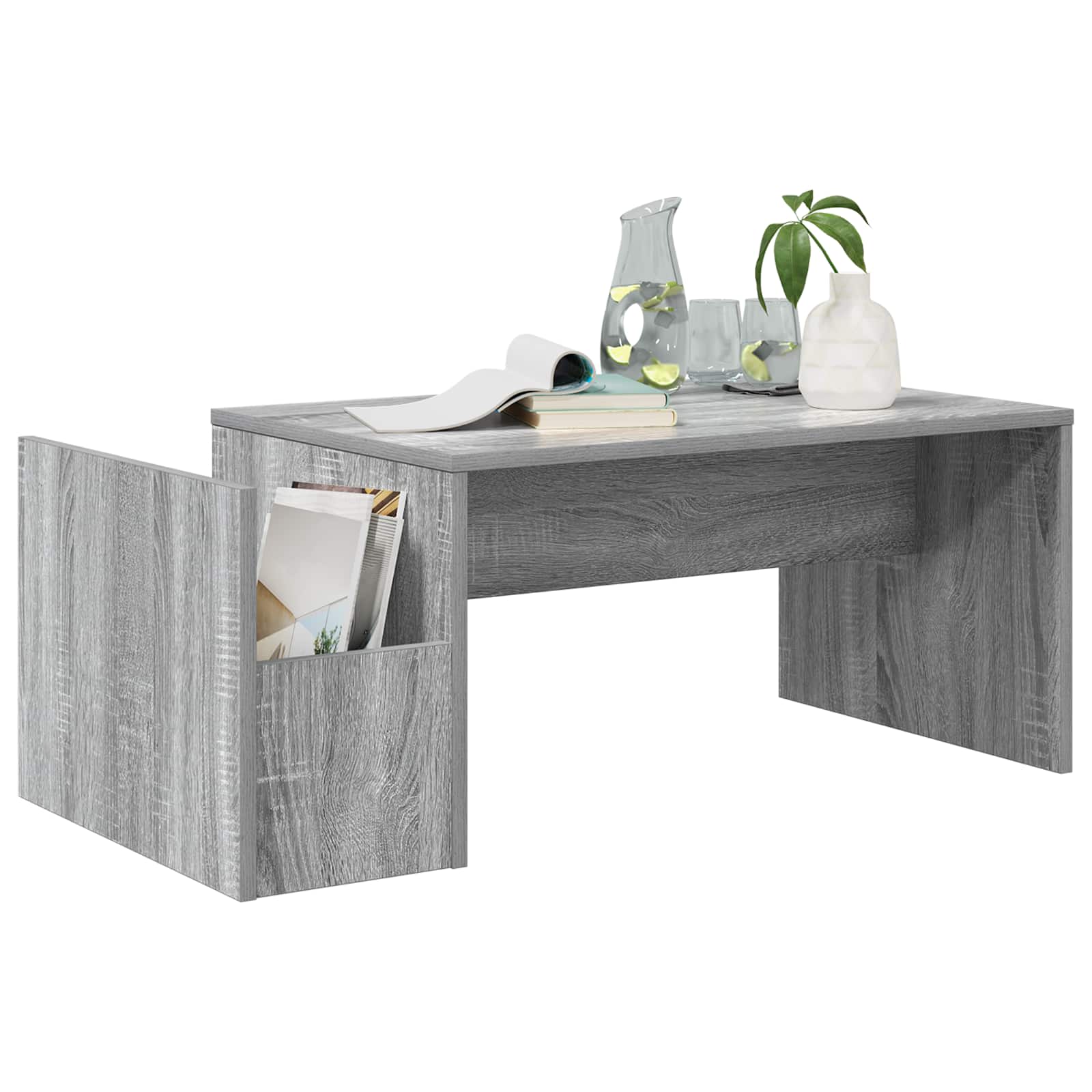 Τραπεζάκι σαλονιού Γκρίζο Σονομα 90 x 45 x 35 cm