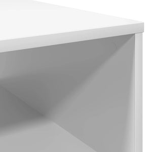 Τραπεζάκι σαλονιού Λευκό 95 x 55 x 31 εκ Επεξεργασμένο ξύλο - Pakobazaar