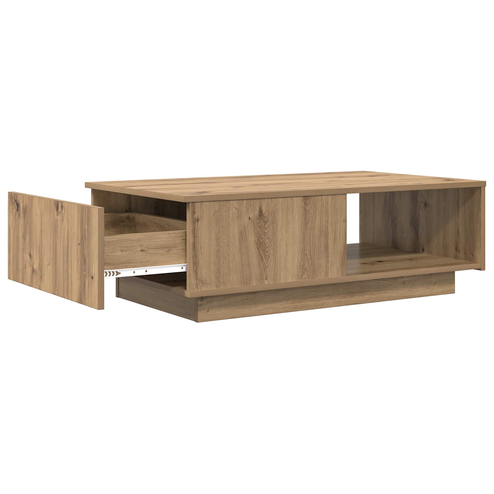 Τραπεζάκι σαλονιού με συρτάρι Artisan Oak 95 x 55 x 31 εκ - Pakobazaar