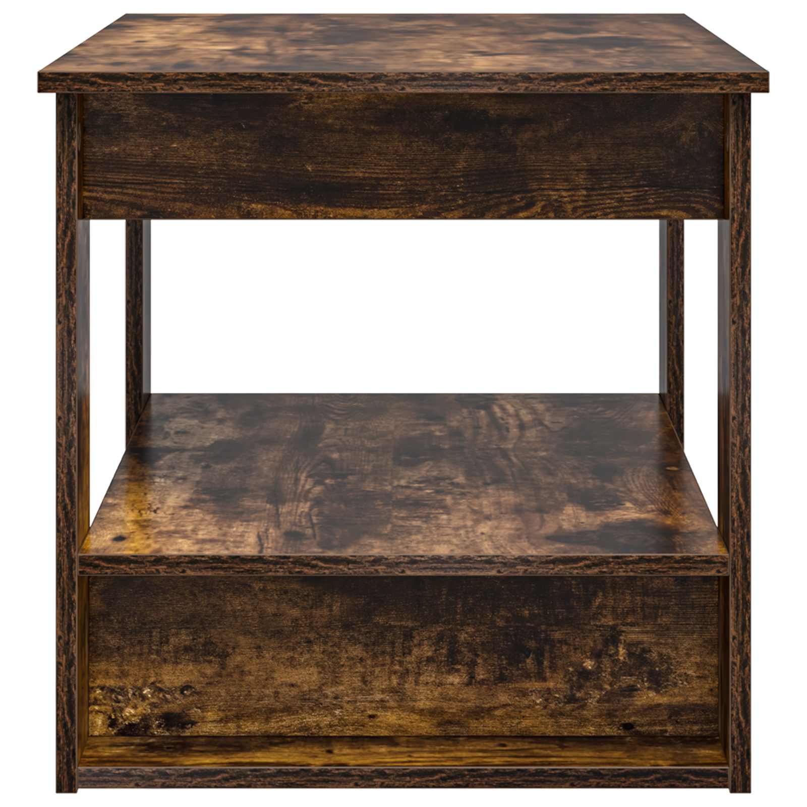 Τραπεζάκι σαλονιού Καπνιστό Δρύς 72 x 50 x 50 εκ.