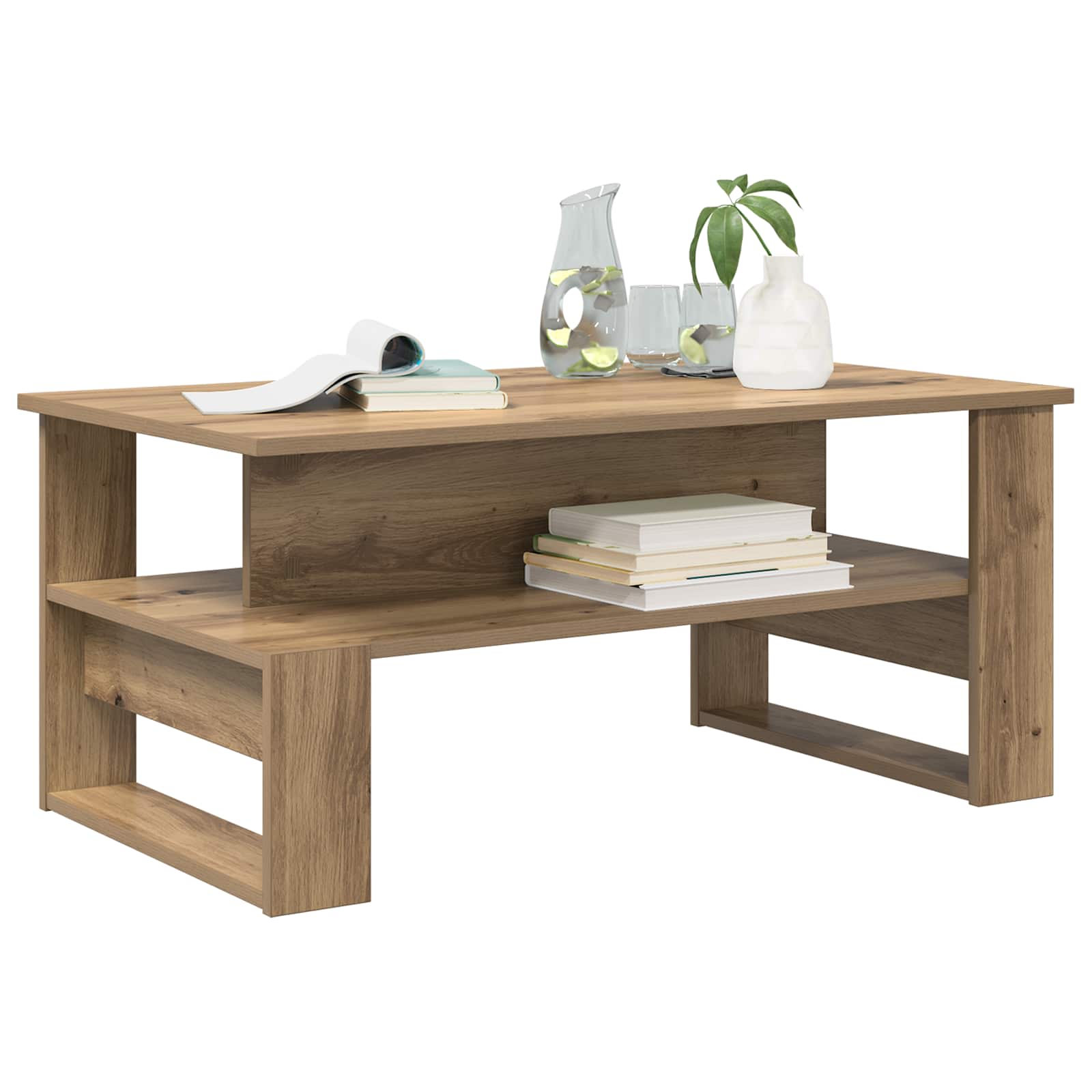 Τραπεζάκι σαλονιού Artisan Oak 90 x 50 x 40 cm - Pakobazaar
