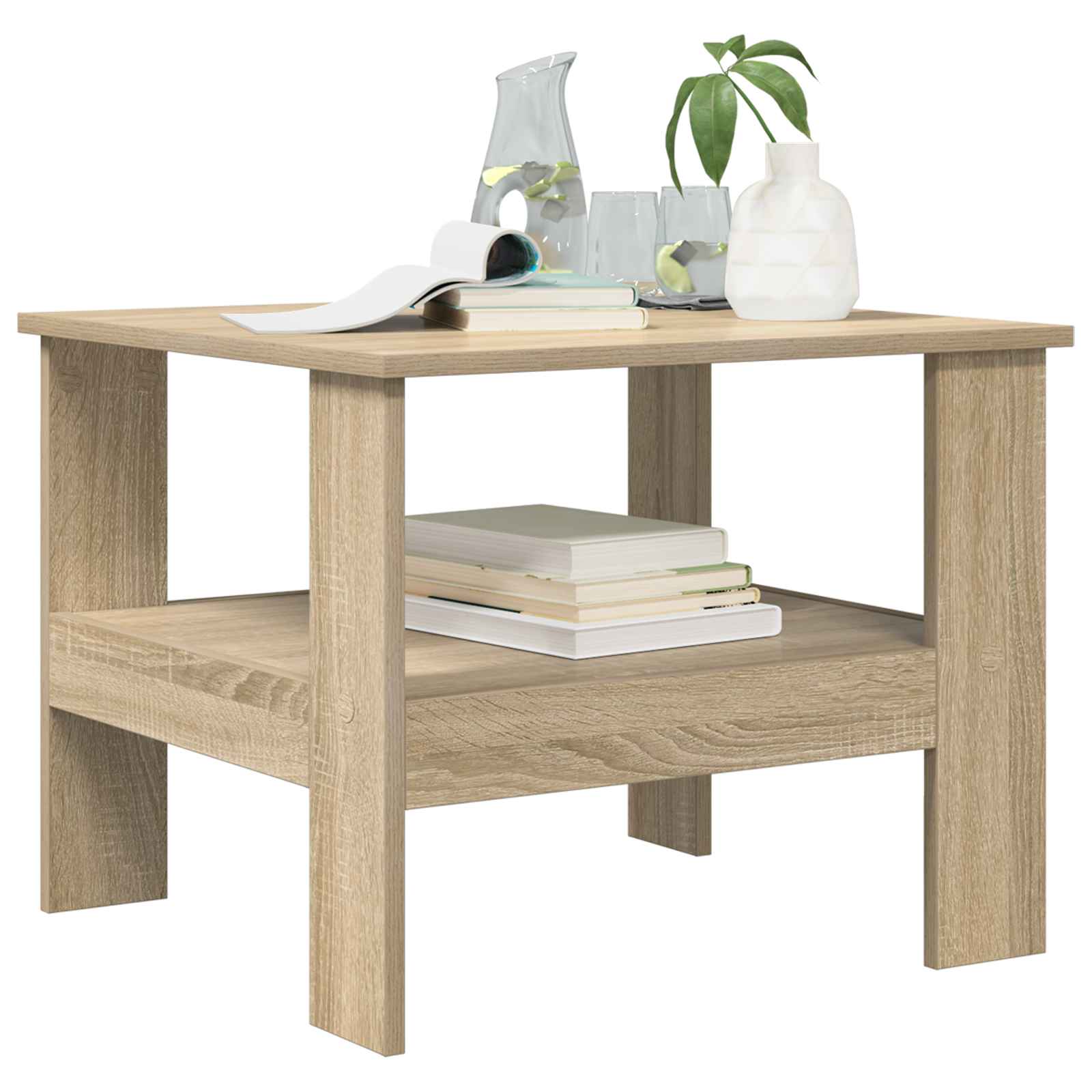Τραπεζάκι σαλονιού Δρύς Sonoma 57 x 55 x 45 εκ - Pakobazaar