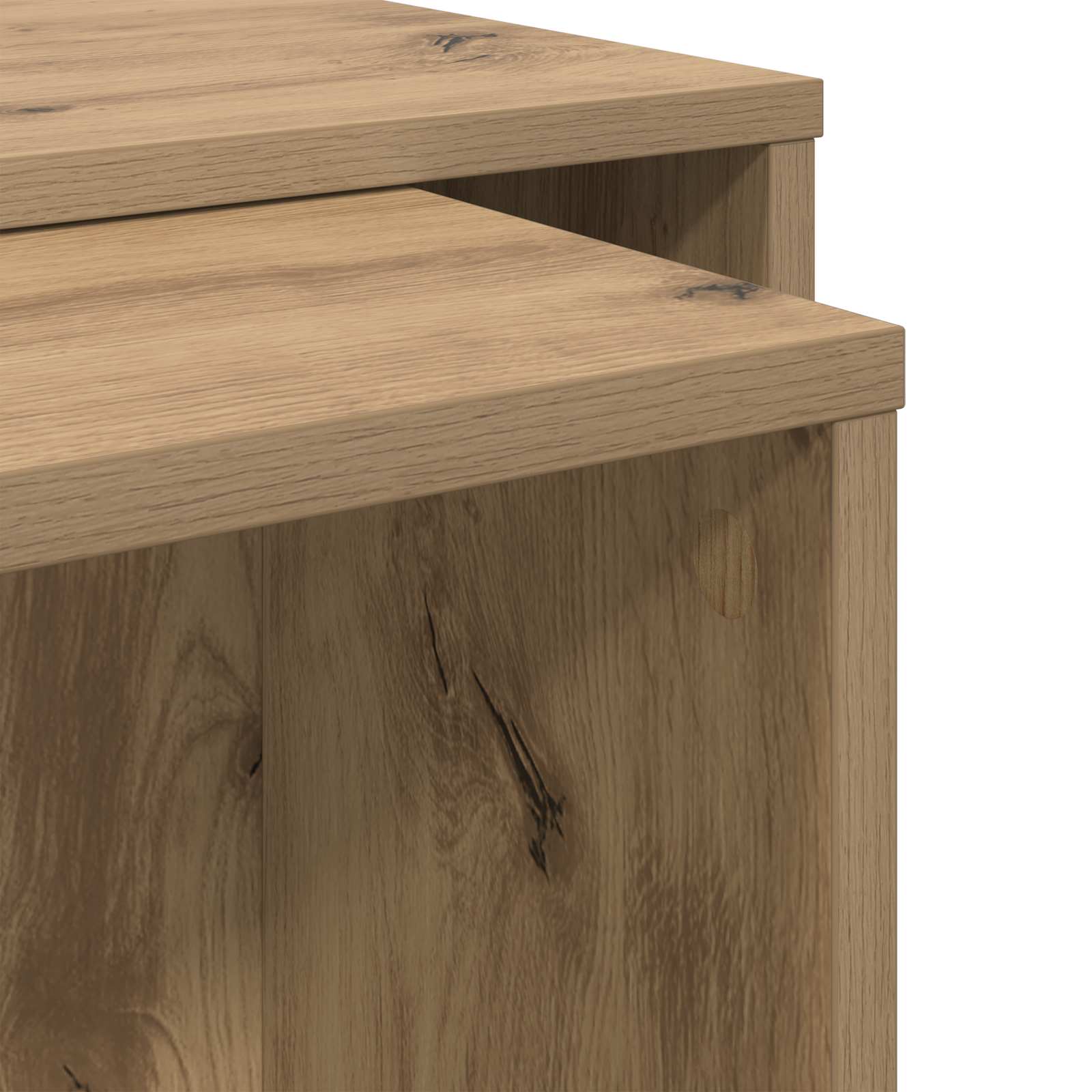 Σετ Τραπεζιού Για Καφέ 2 pcs Artisan Oak Επεξεργασμένο ξύλο