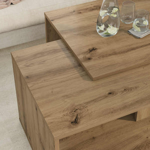 Σετ Τραπεζιού Για Καφέ 2 τμχ. Artisan Oak 90 x 48 x 40 εκ