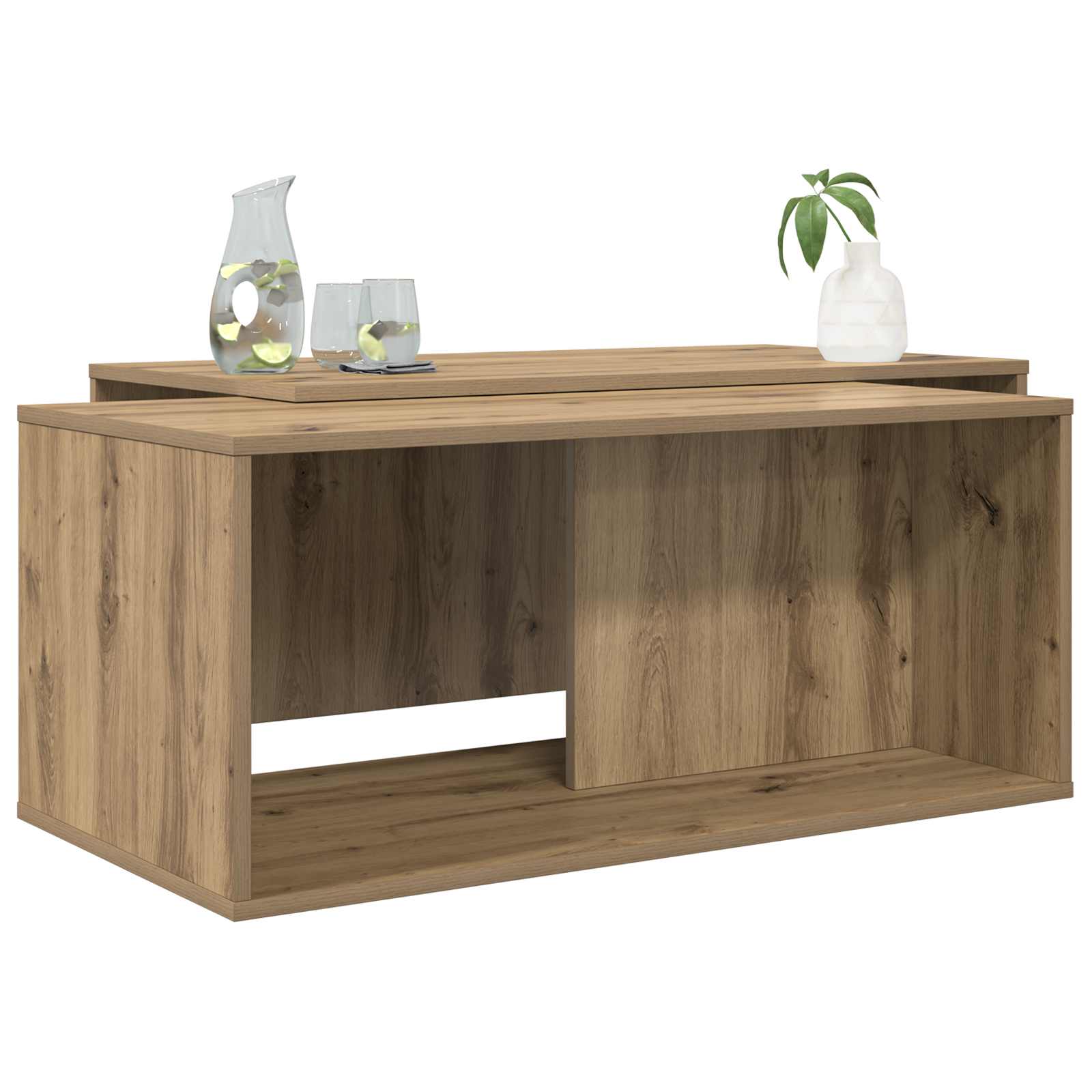 Σετ Τραπεζιού Για Καφέ 2 pcs Artisan Oak Επεξεργασμένο ξύλο