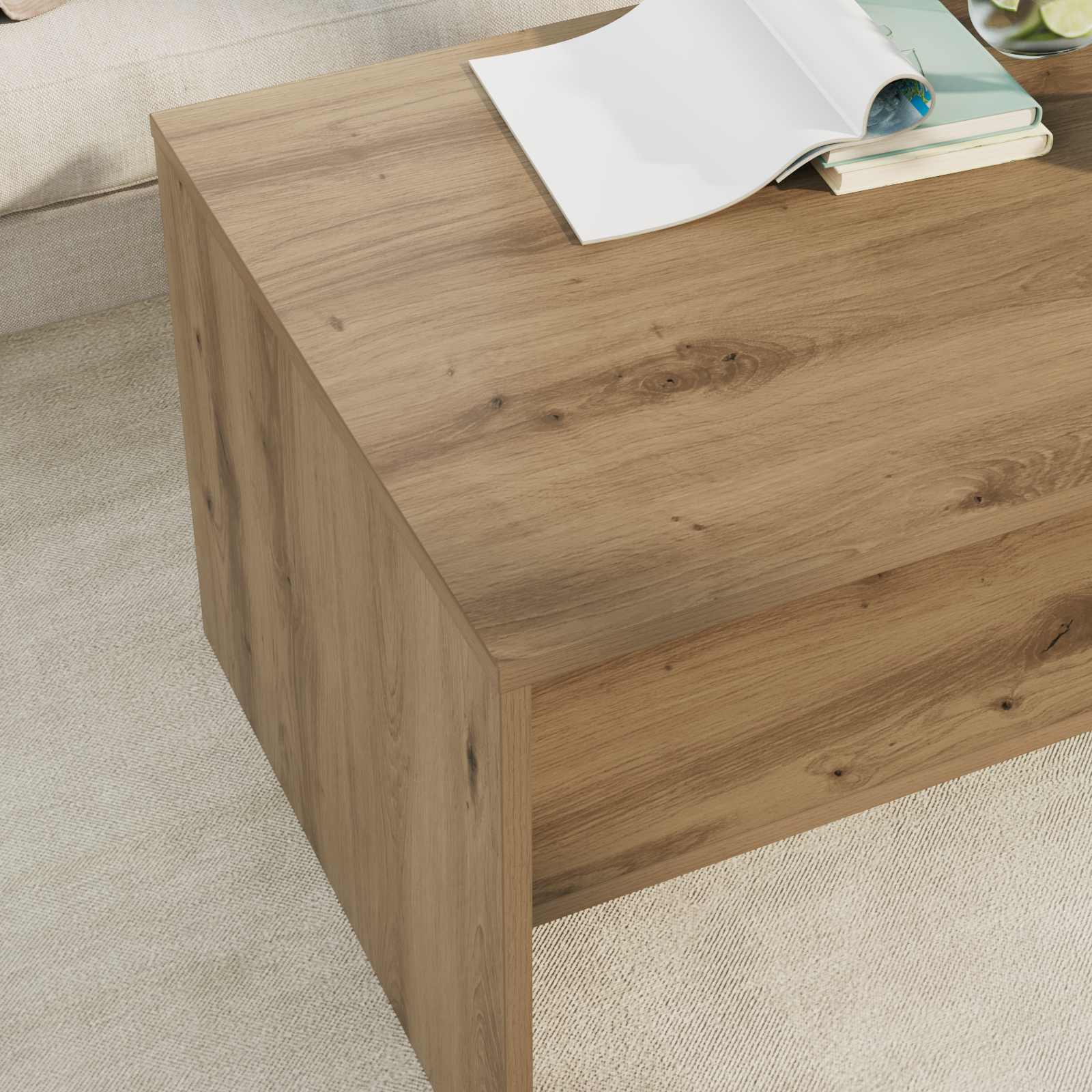 Τραπεζάκι σαλονιού Artisan Oak 80 x 50 x 40 cm