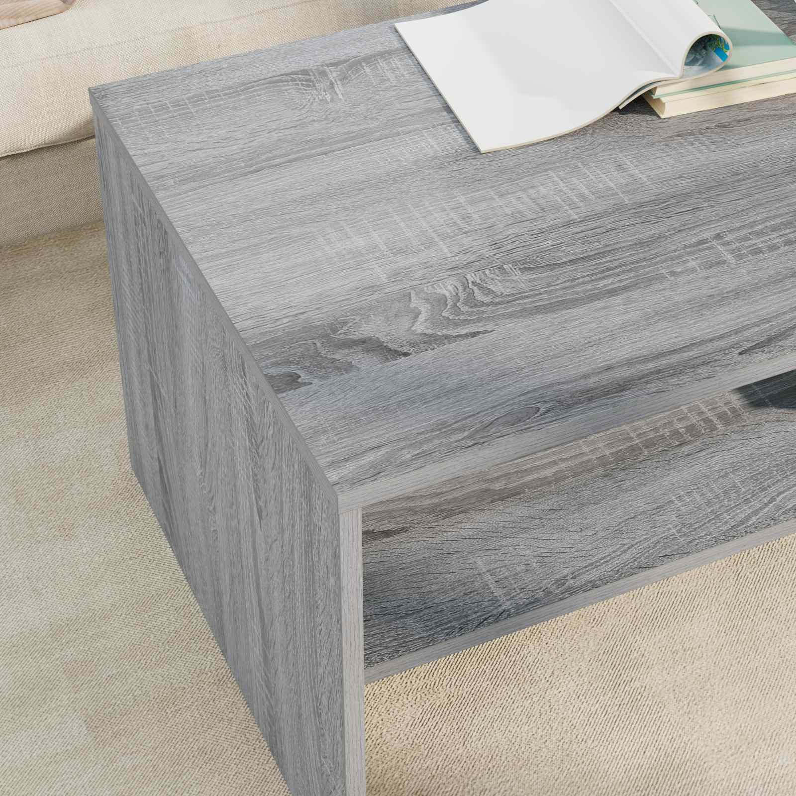 Τραπεζάκι σαλονιού Γκρίζο Σονομα 100 x 50 x 40 cm