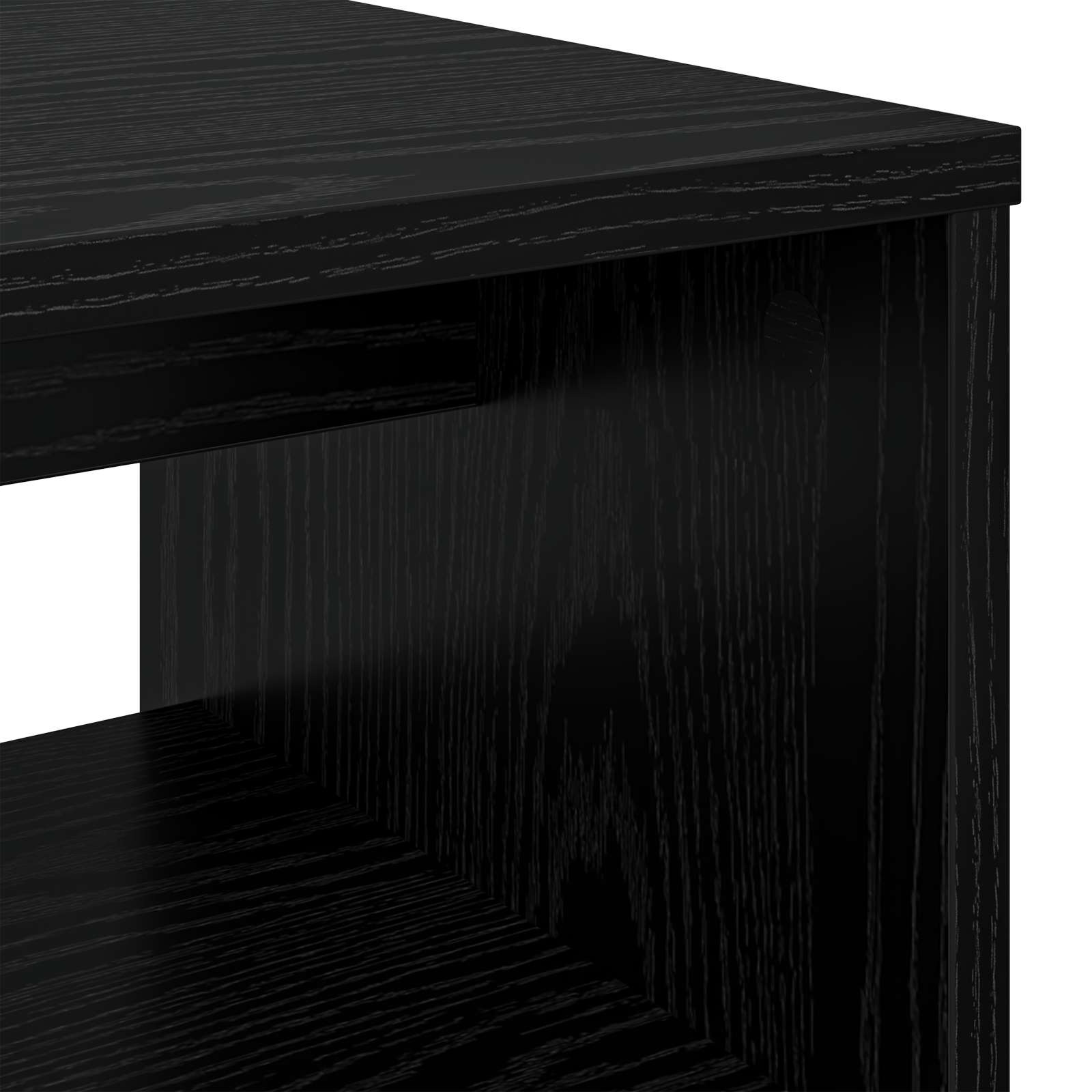 Ντουλάπι TV Μαύρη Οξυά 80 x 35 x 40 εκ Επεξεργασμένο ξύλο - Pakobazaar