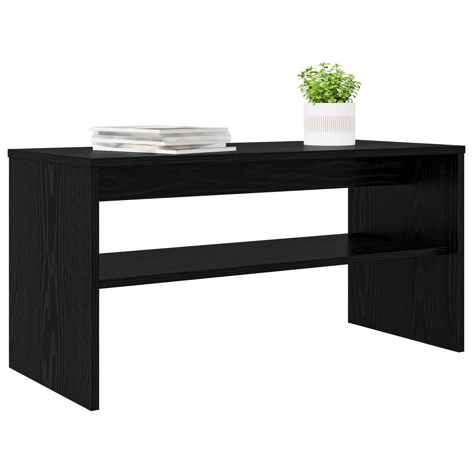 Ντουλάπι TV Μαύρη Οξυά 80 x 35 x 40 εκ Επεξεργασμένο ξύλο - Pakobazaar