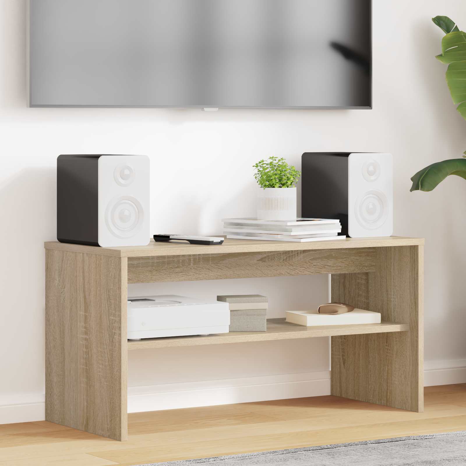 Ντουλάπι TV Δρύς Sonoma 80 x 35 x 40 εκ Επεξεργασμένο ξύλο