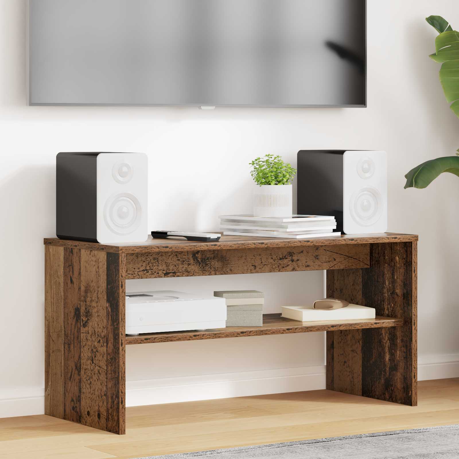 Ντουλάπι TV Παλιό ξύλο 80 x 35 x 40 εκ Επεξεργασμένο ξύλο