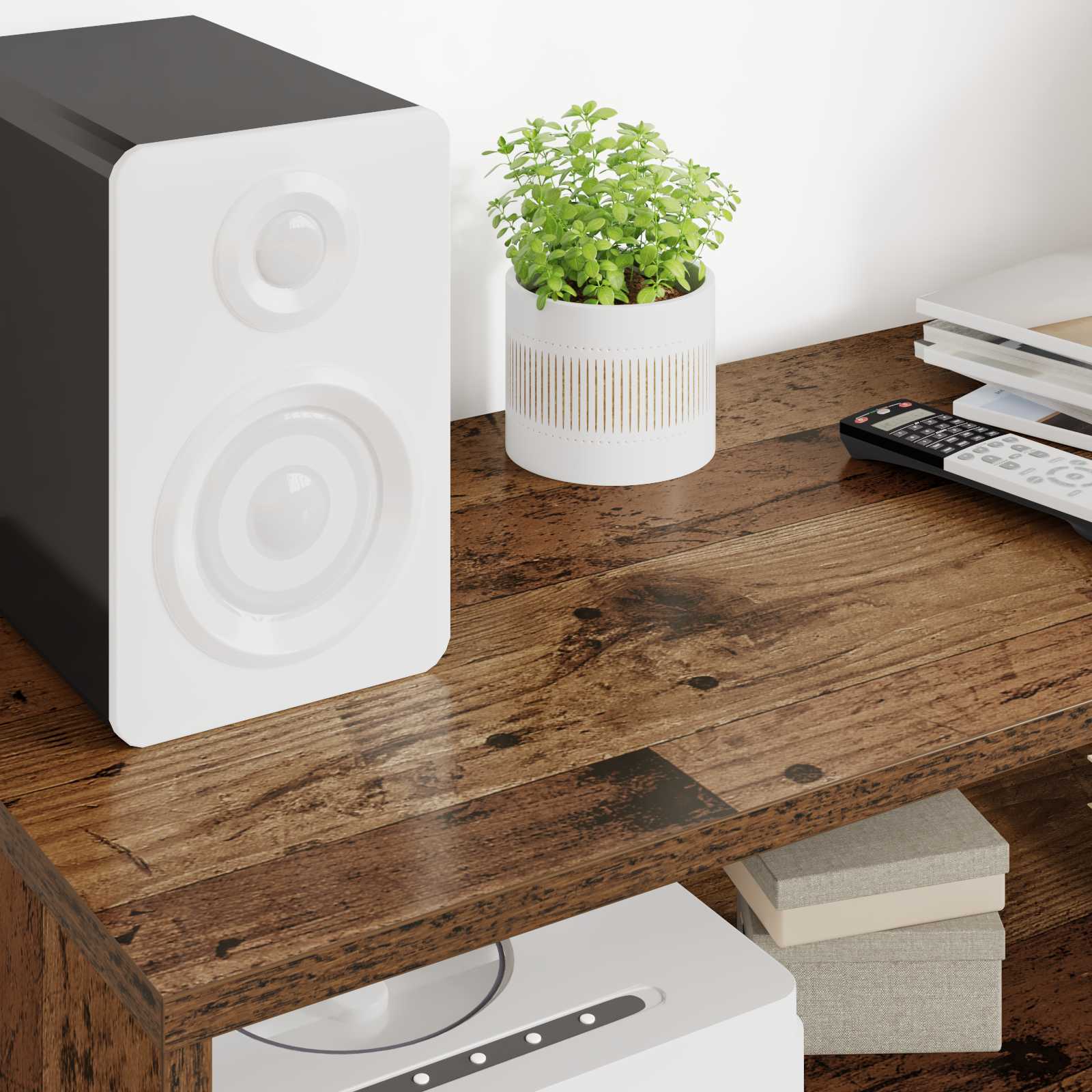 Ντουλάπι TV Παλιό ξύλο 100 x 35 x 40 εκ Επεξεργασμένο ξύλο