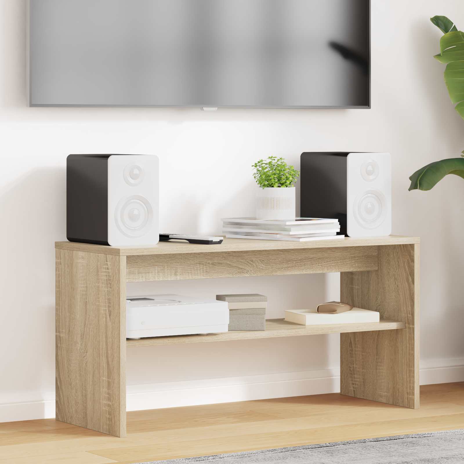 Ντουλάπι TV Δρύς Sonoma 80 x 30 x 40 εκ Επεξεργασμένο ξύλο