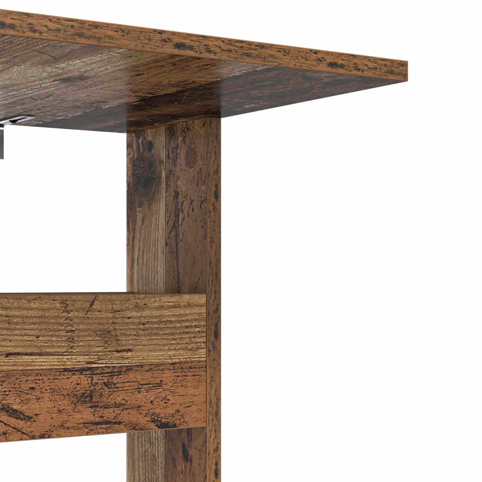 Τραπεζάκι Πλευράς Παλιό ξύλο 40 x 35 x 60,5 εκ
