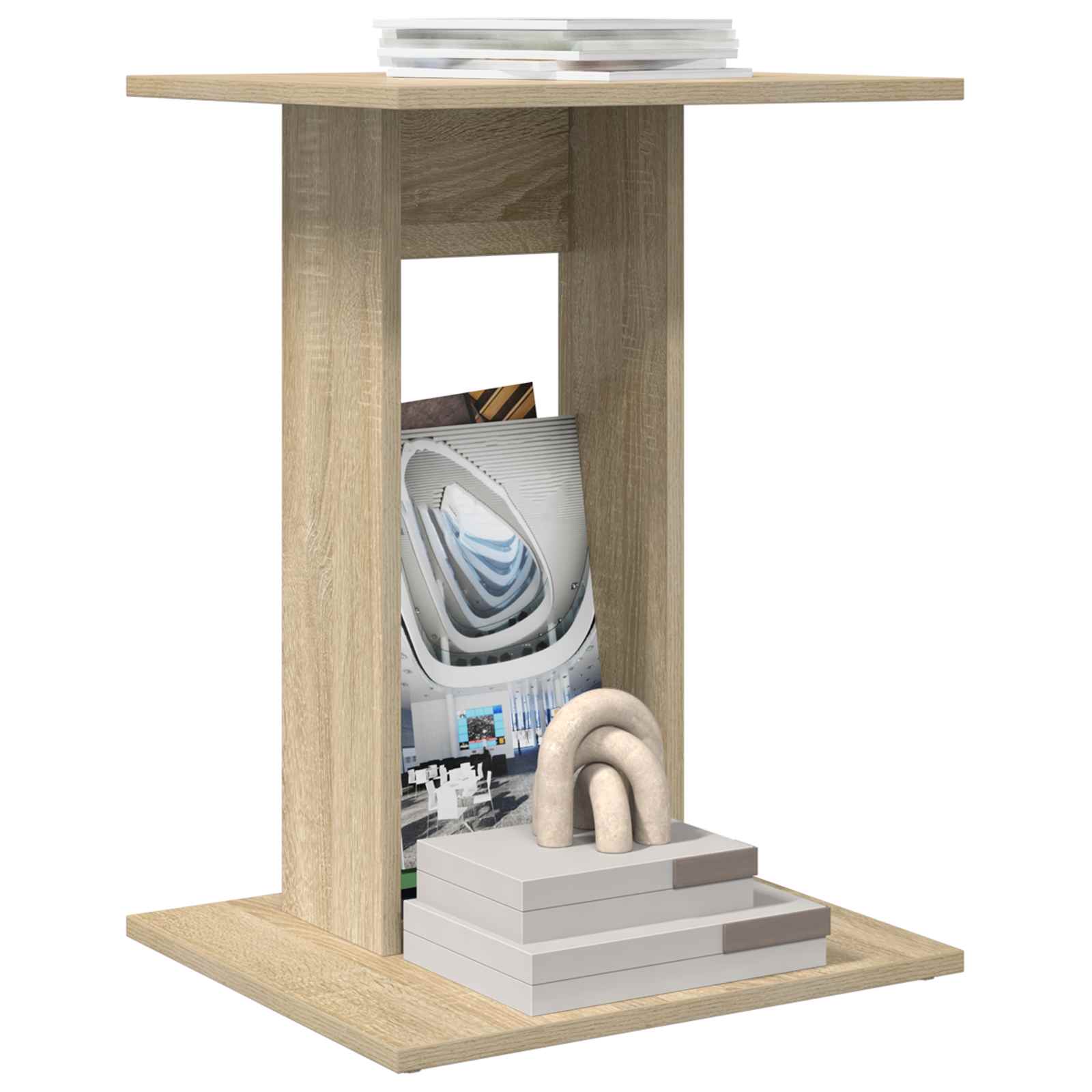 Τραπεζάκι Πλευράς Δρύς Sonoma 45 x 40 x 62,5 εκ.