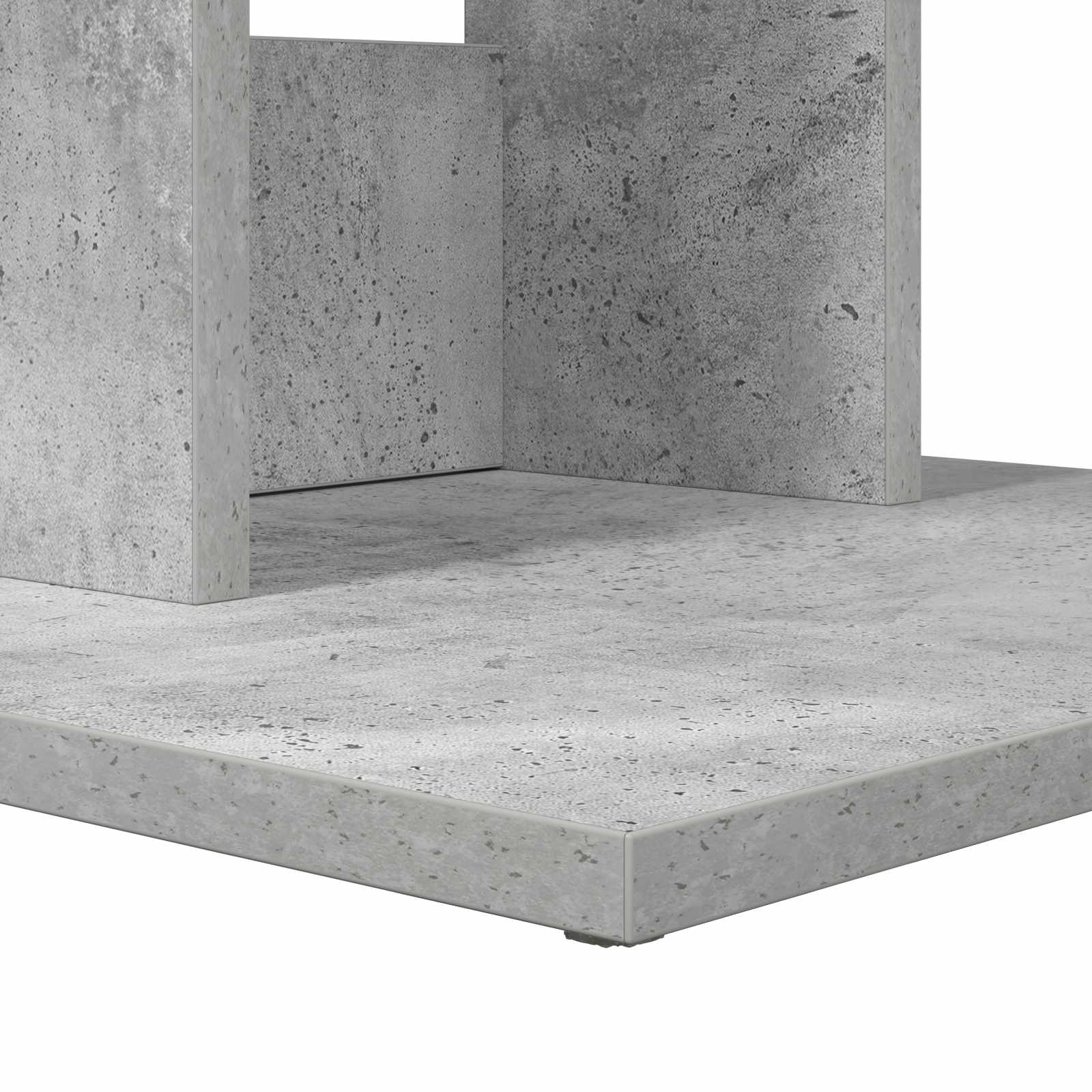 Τραπεζάκι Πλευράς Σκυρόδεμα Γκρι 45 x 40 x 62,5 εκ.