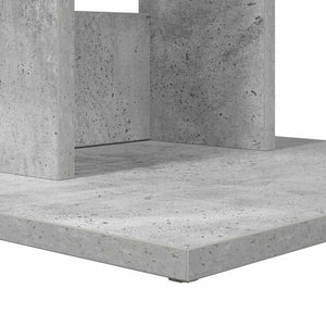 Τραπεζάκι Πλευράς Σκυρόδεμα Γκρι 45 x 40 x 62,5 εκ.