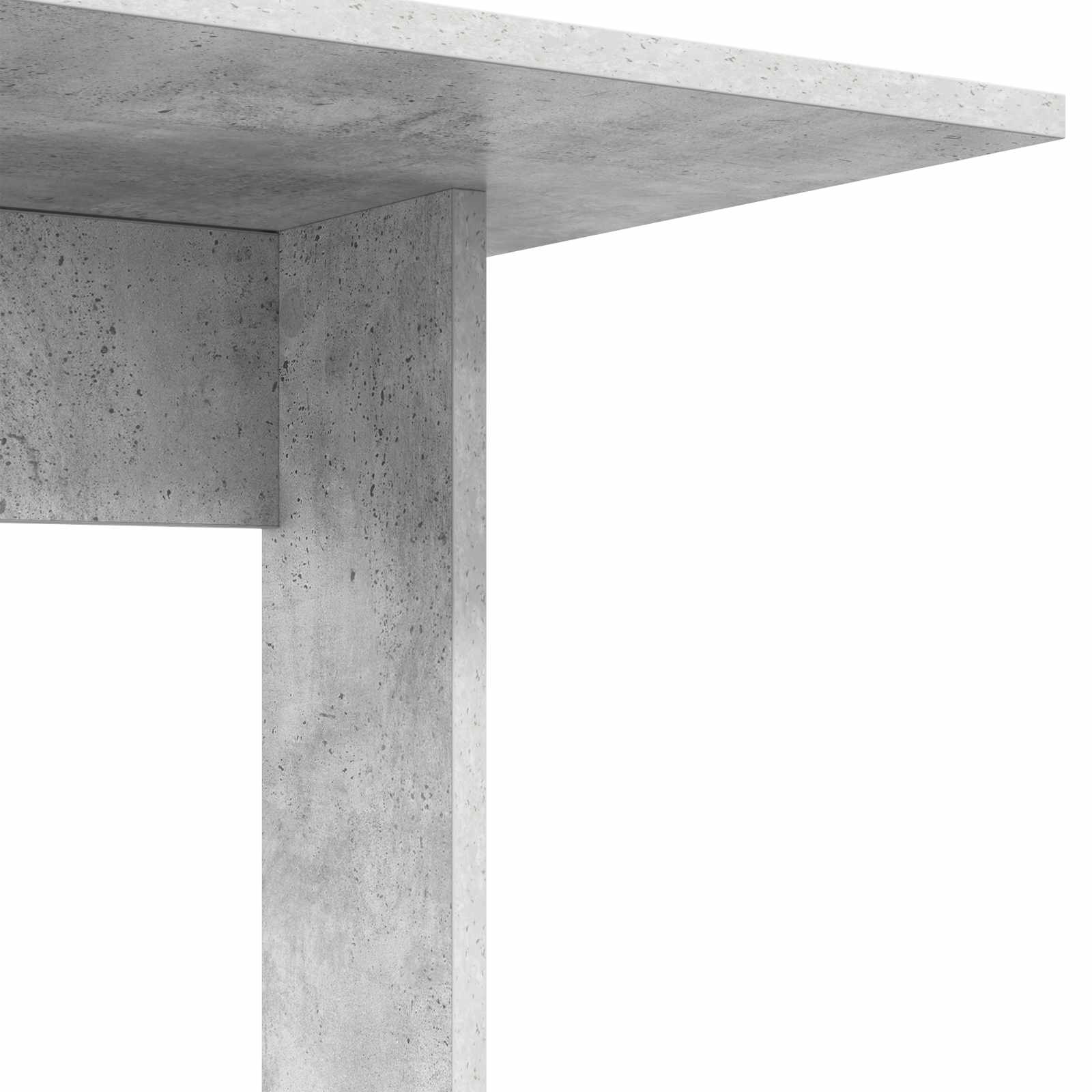Τραπεζάκι Πλευράς Σκυρόδεμα Γκρι 45 x 40 x 62,5 εκ.